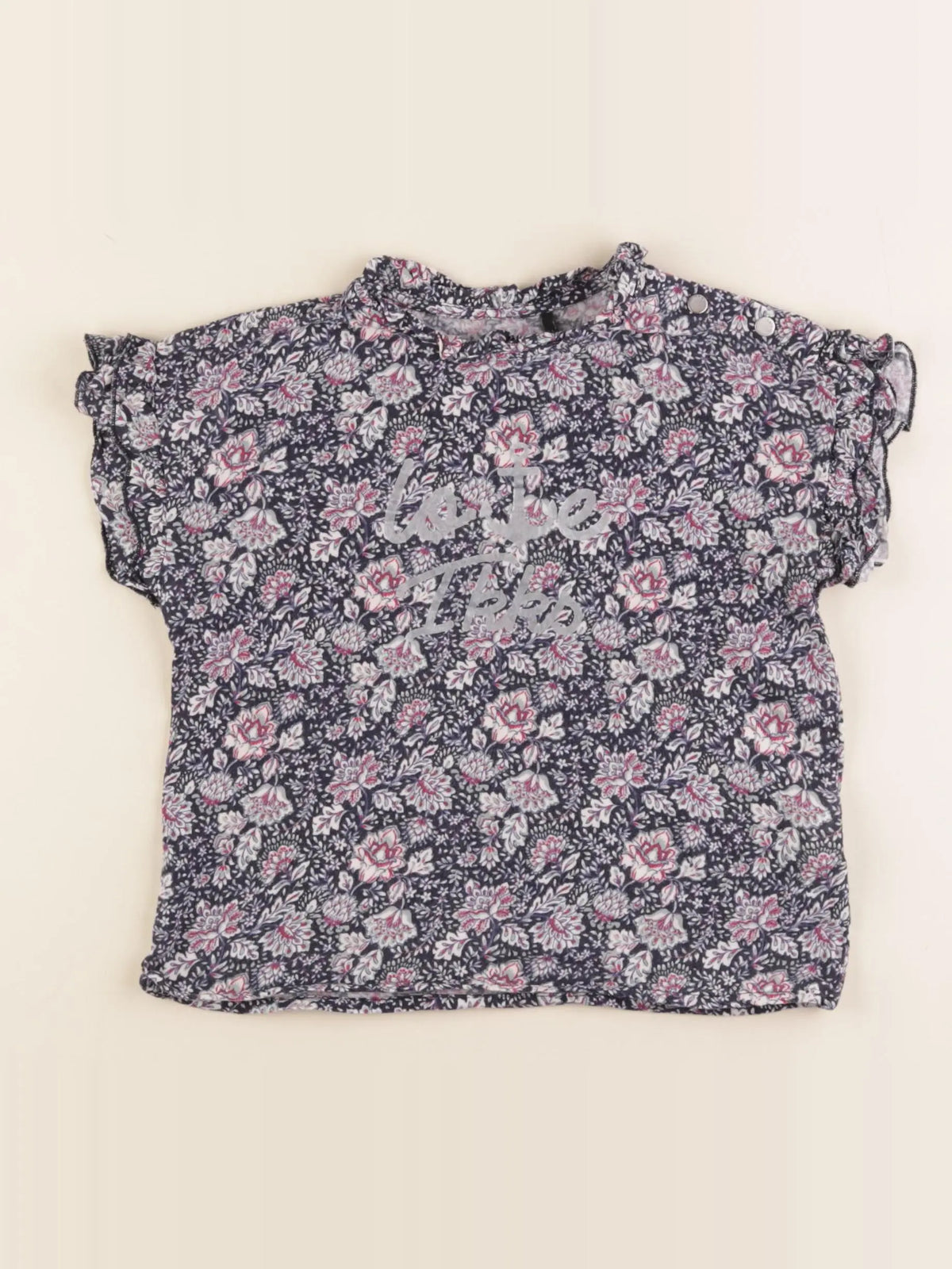 IKKS - blouse bleu - 6 ans