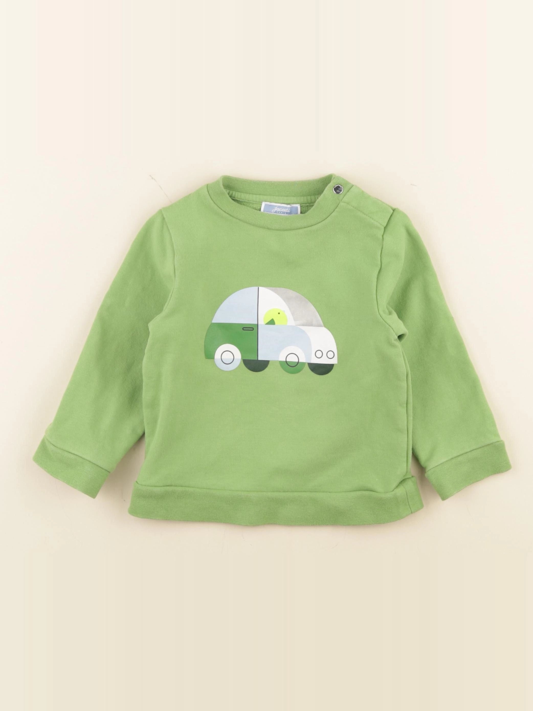 Jacadi - sweat vert - 24 mois