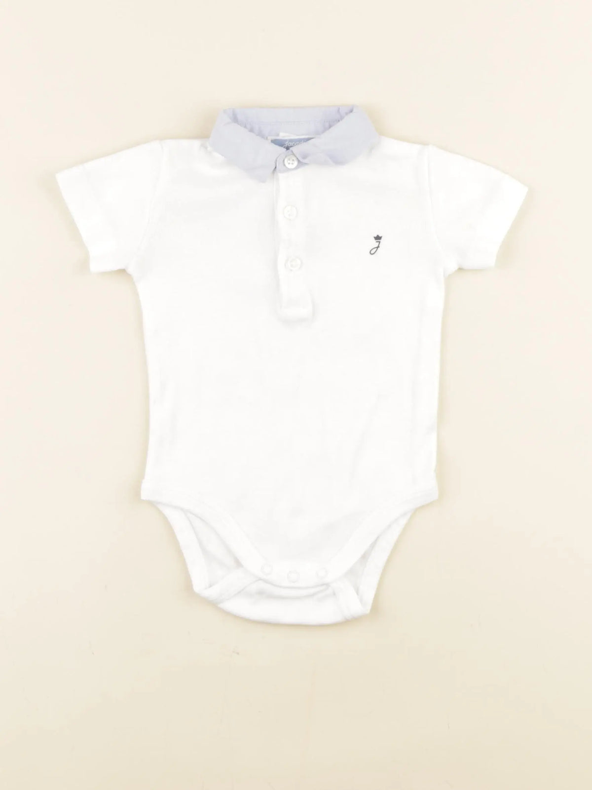 Jacadi - body à col blanc - 6 mois