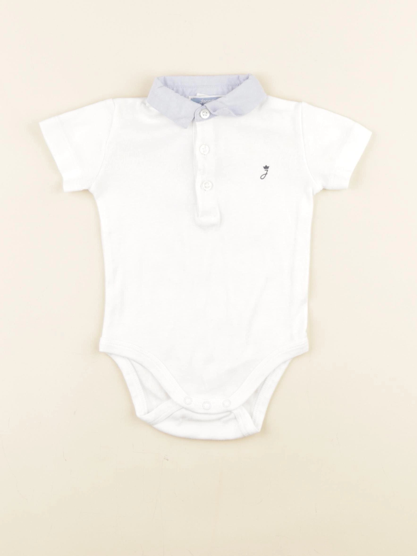 Jacadi - body à col blanc - 6 mois