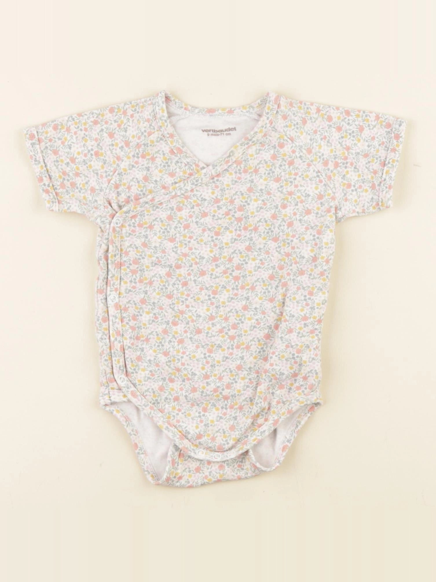 Vertbaudet - body multicolore - 9 mois