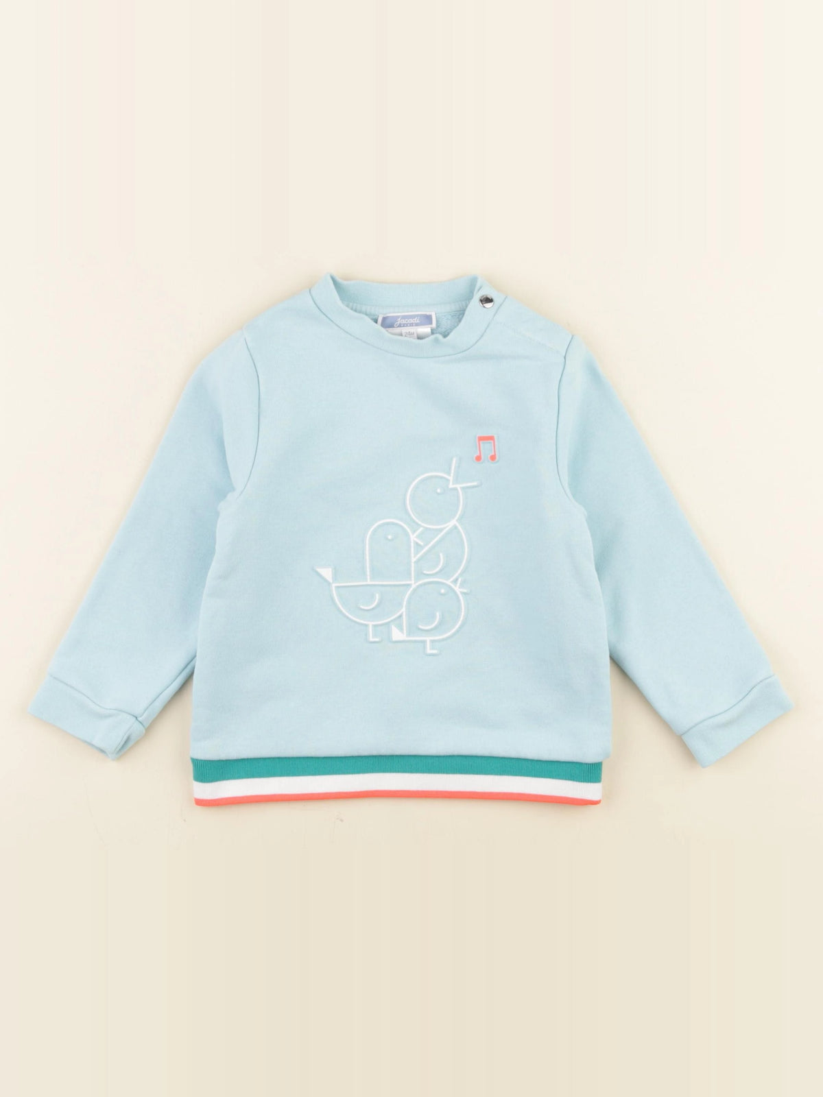 Jacadi - sweat bleu - 24 mois