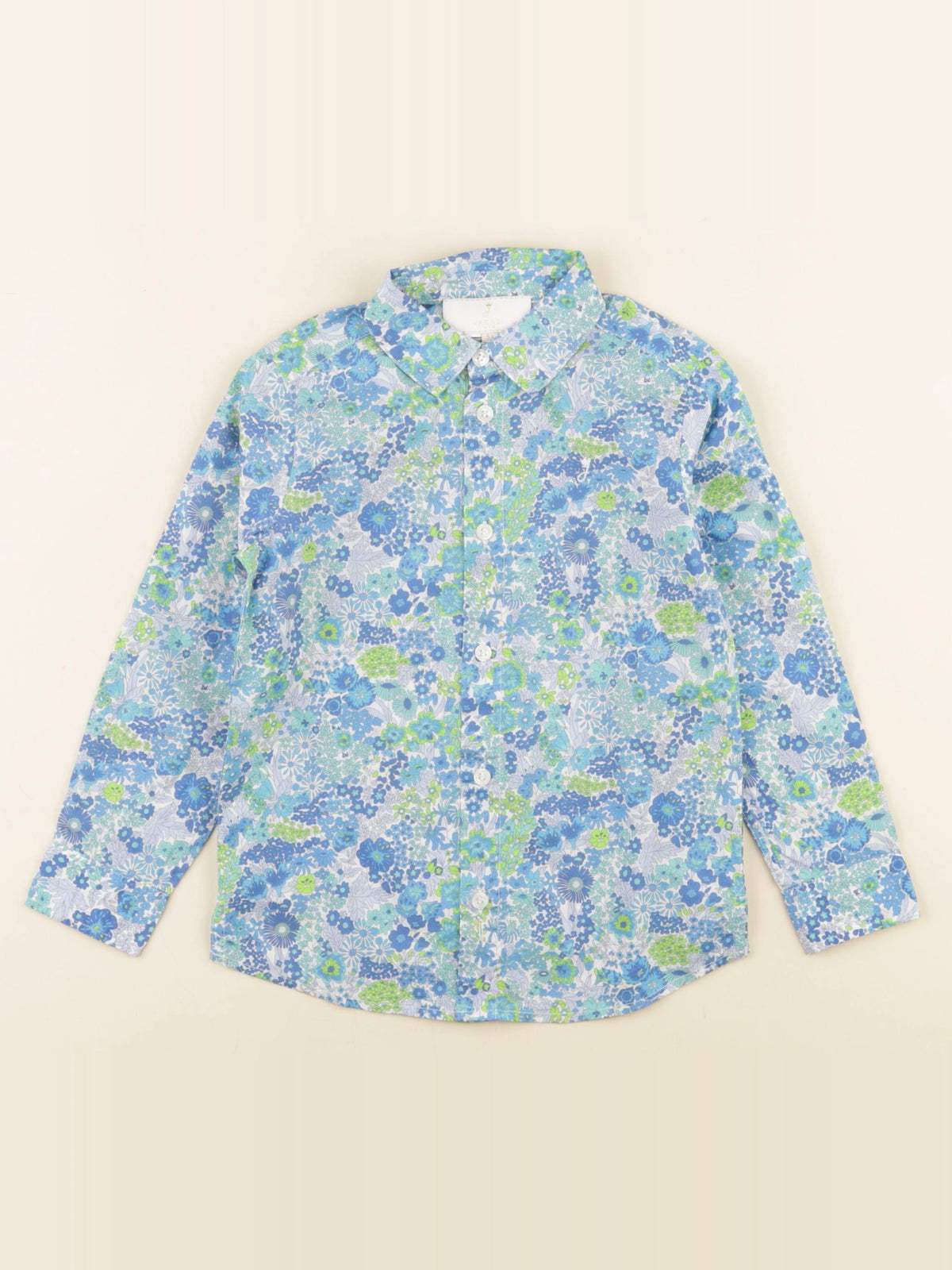 Jacadi - chemise bleu, vert - 5 ans