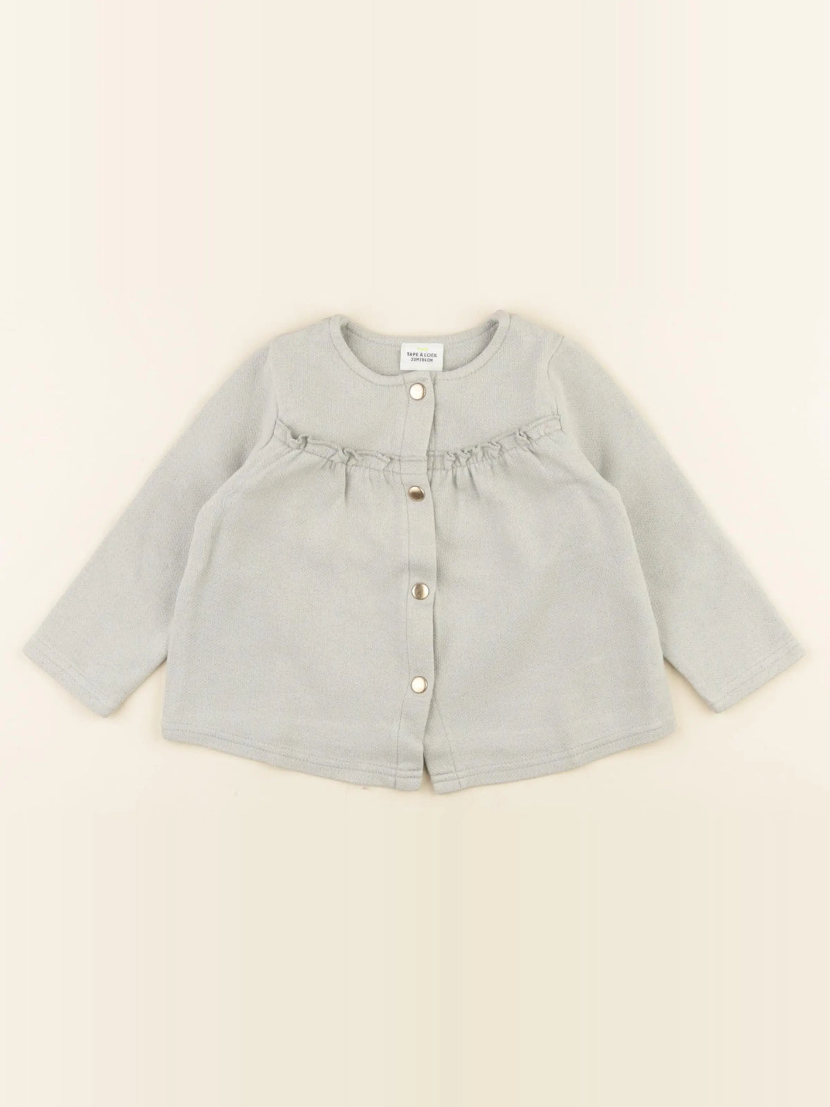 Tape à l'oeil - sweat vert - 24 mois