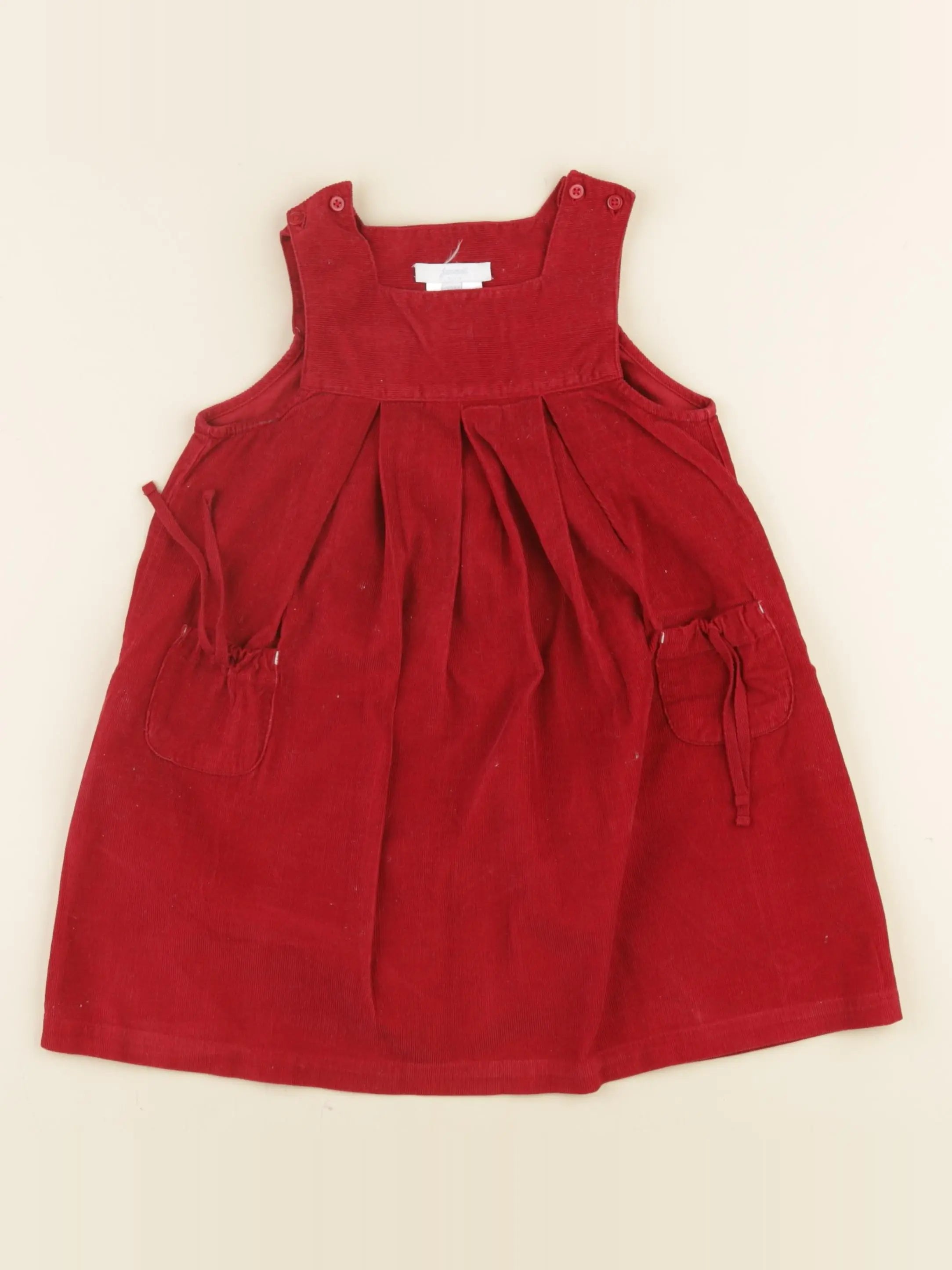 Jacadi - robe rouge - 24 mois