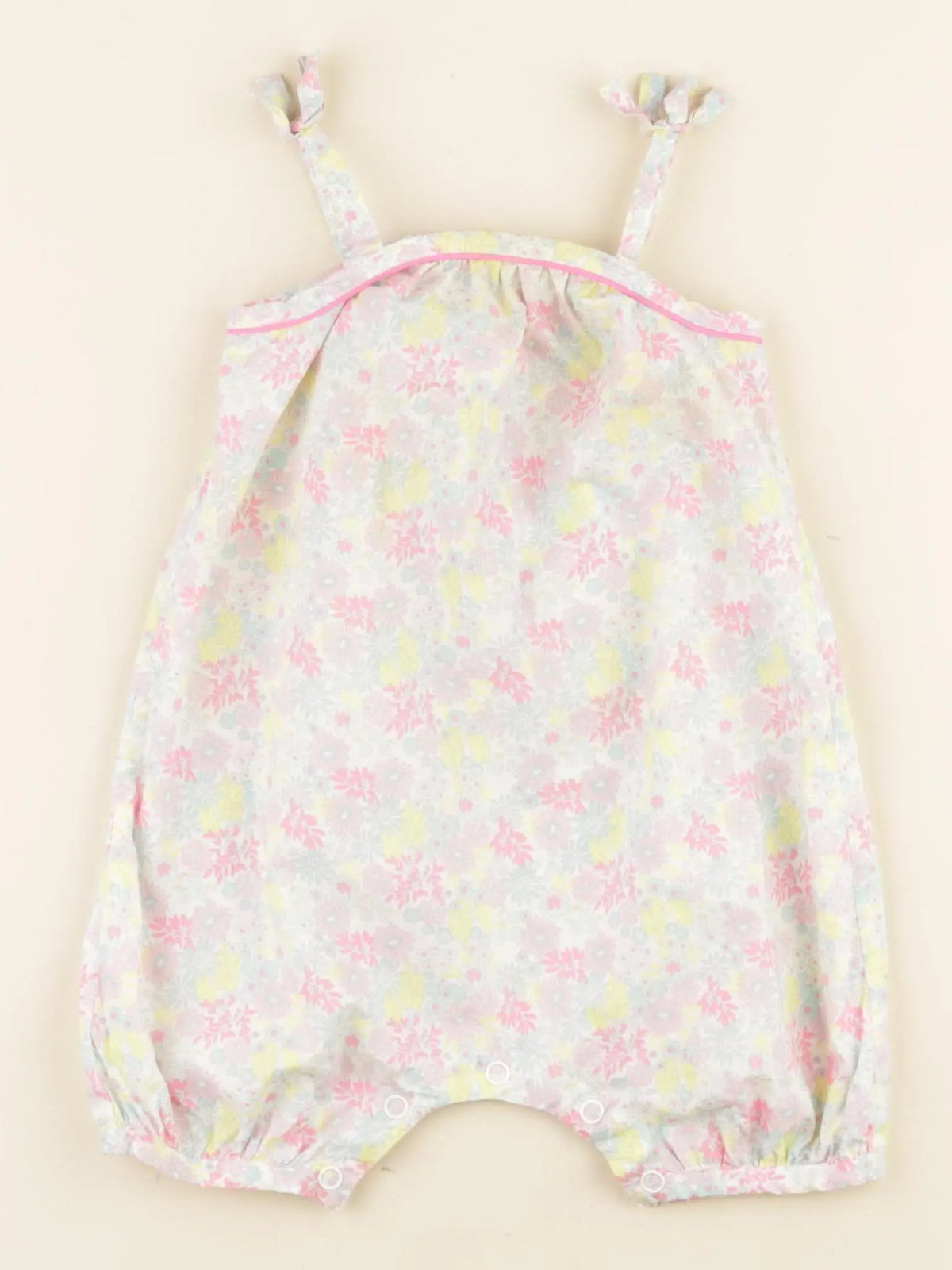 Petit Bateau - combinaison multicolore - 6 mois