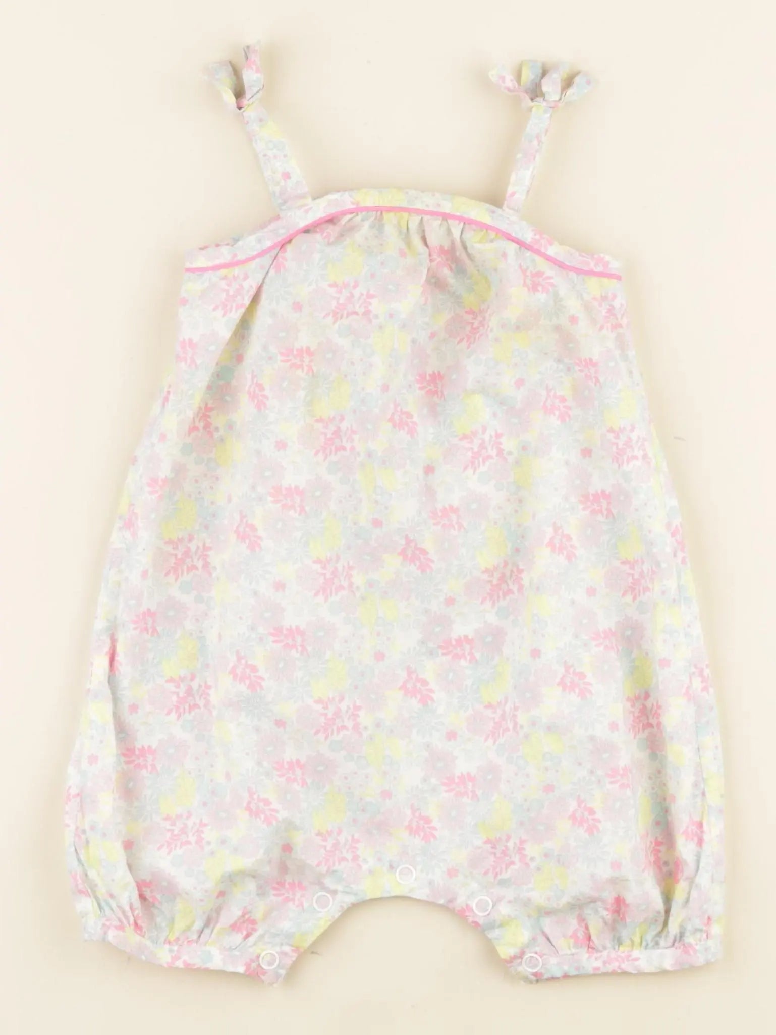 Petit Bateau - combinaison multicolore - 6 mois