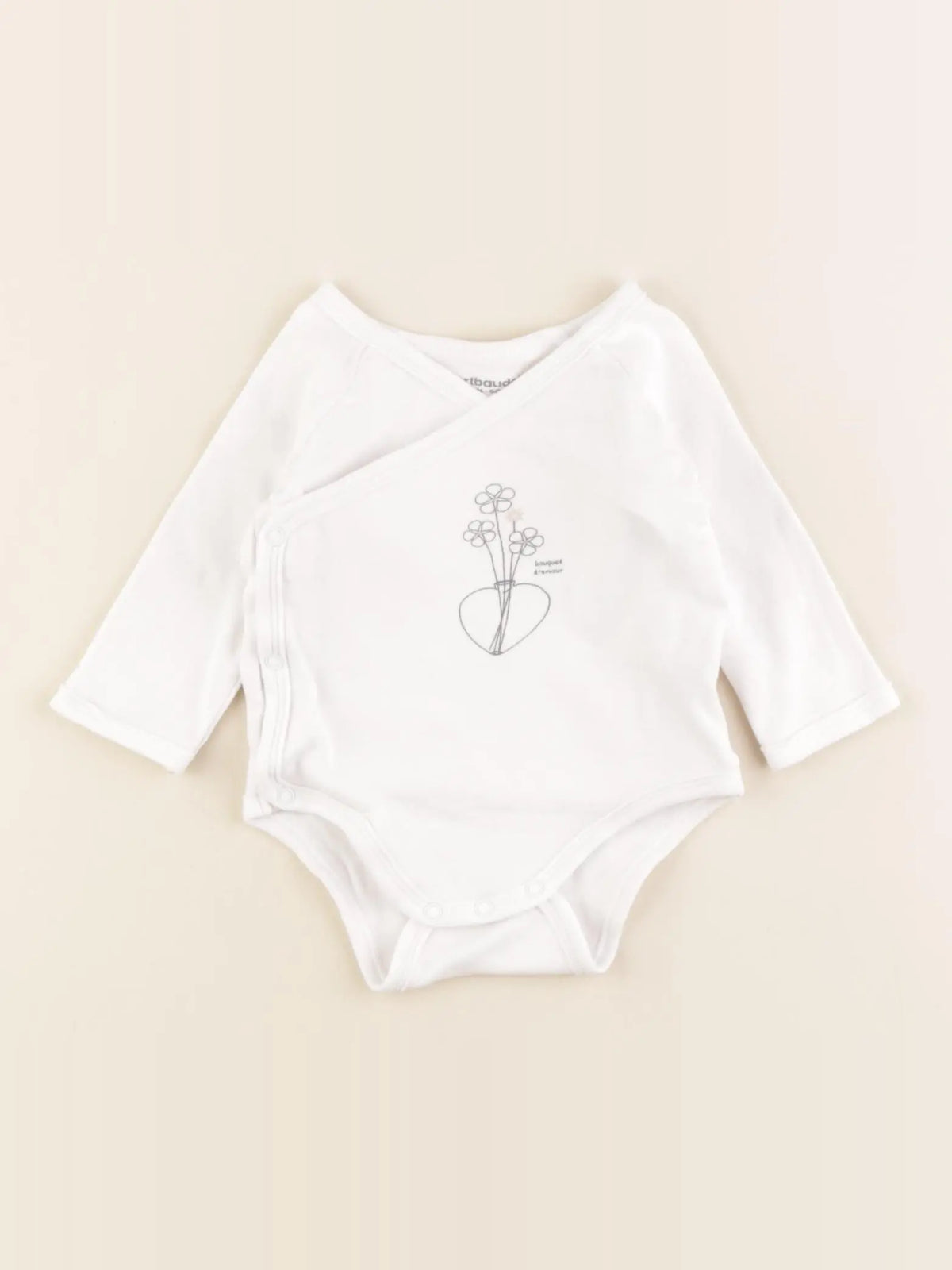 Vertbaudet - body blanc - 3 mois