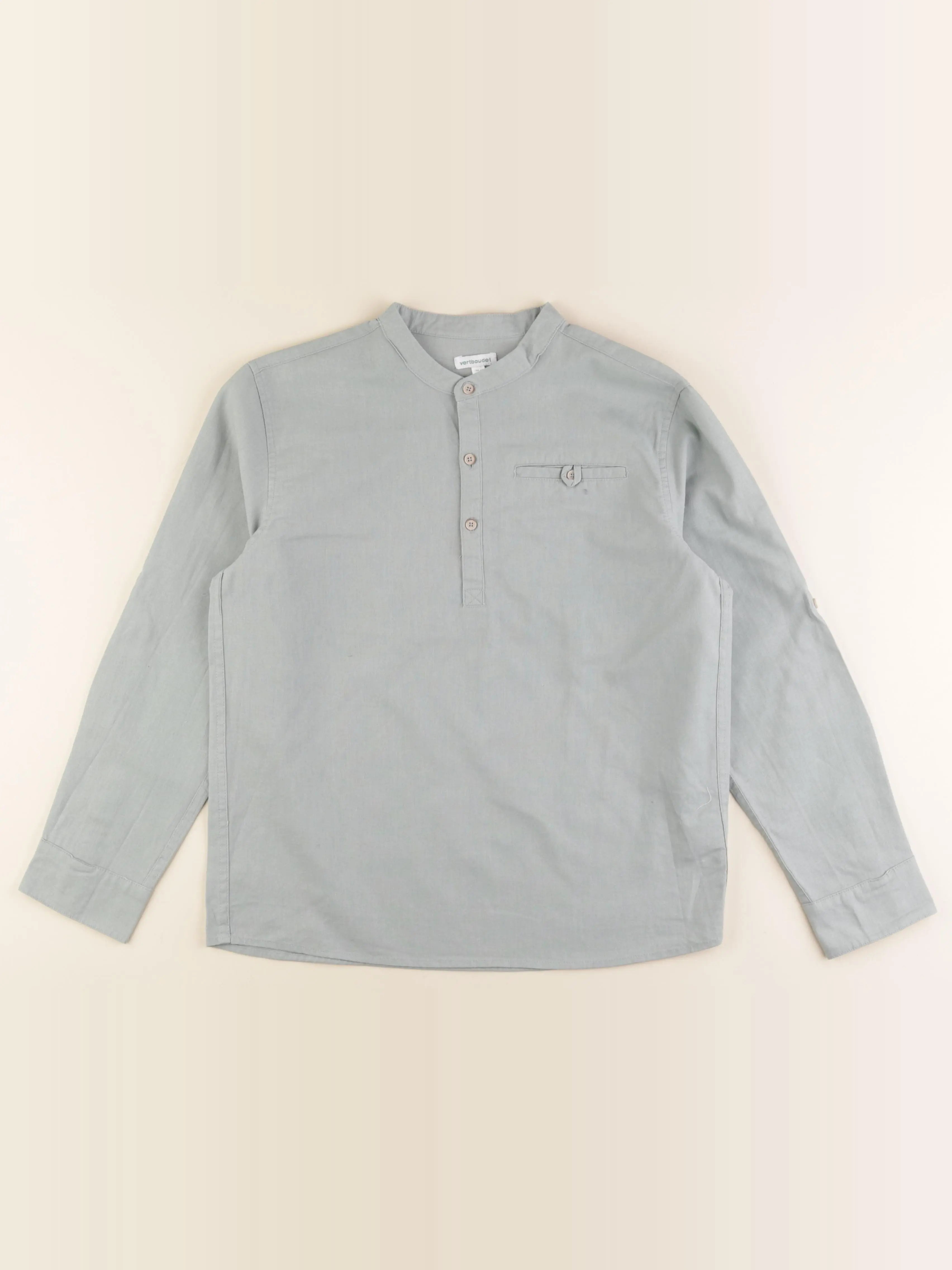 Vertbaudet - chemise vert - 14 ans