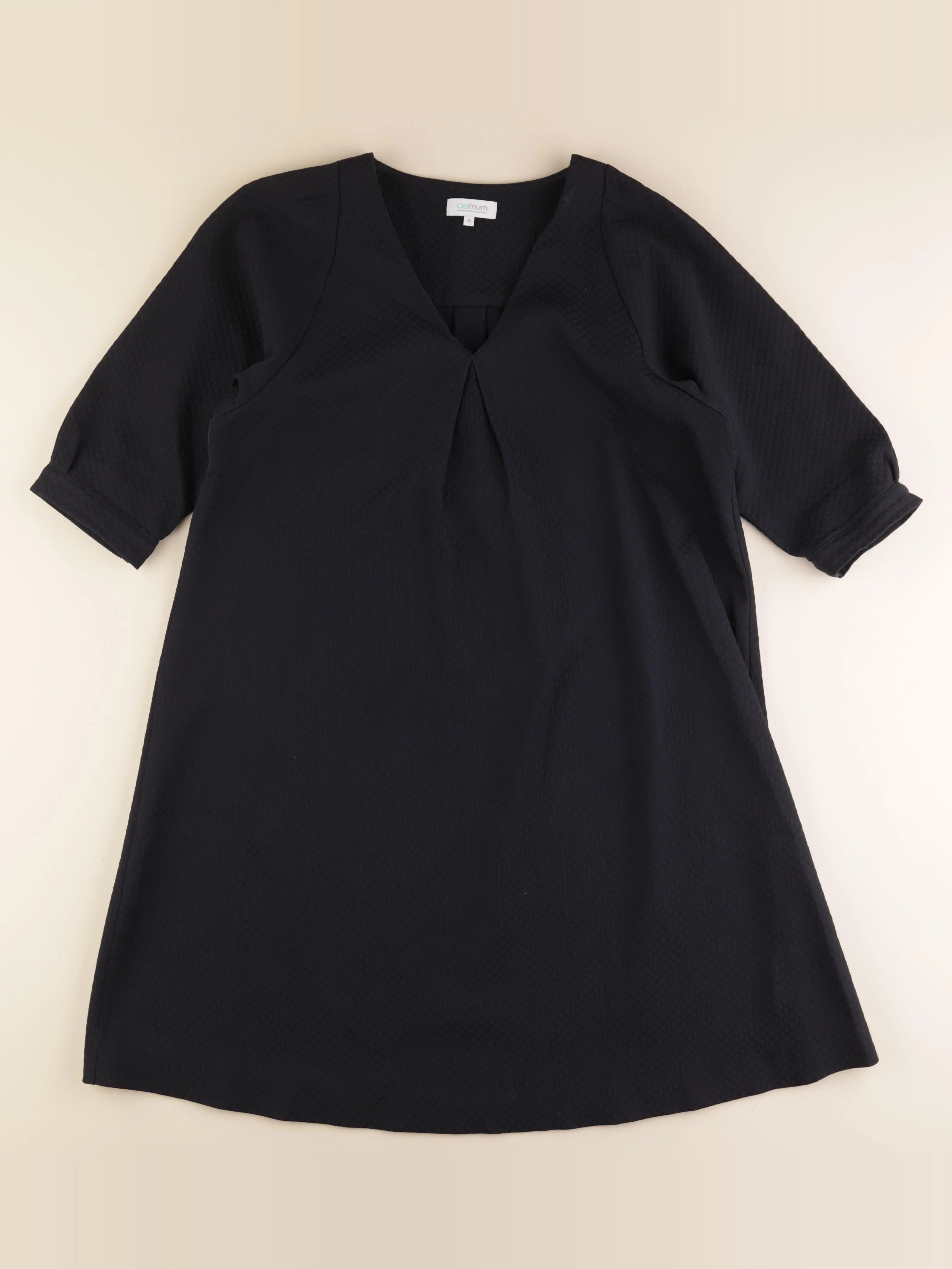 OB'MUM - robe grossesse bleu - 40