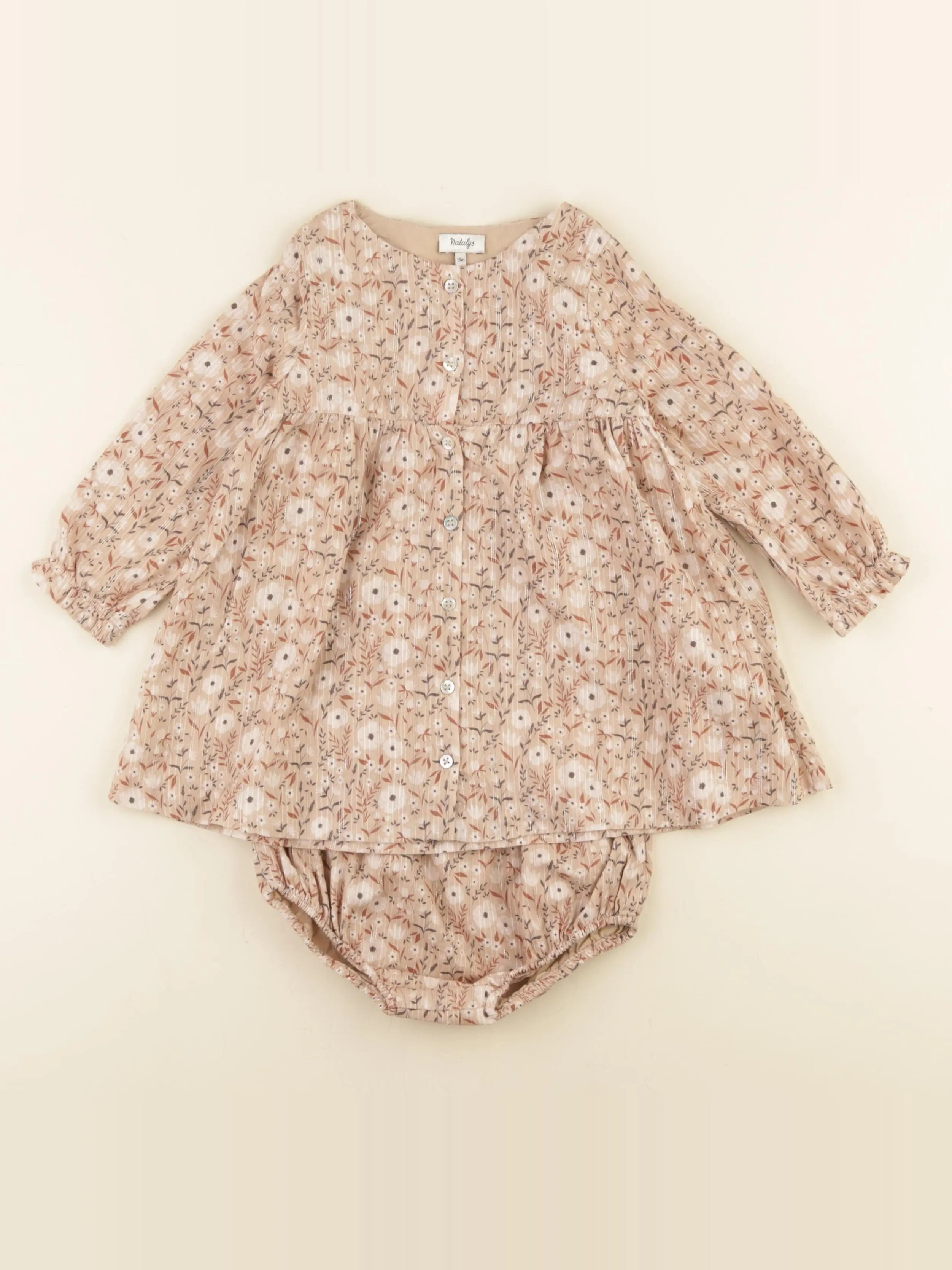 Natalys - robe multicolore - 18 mois