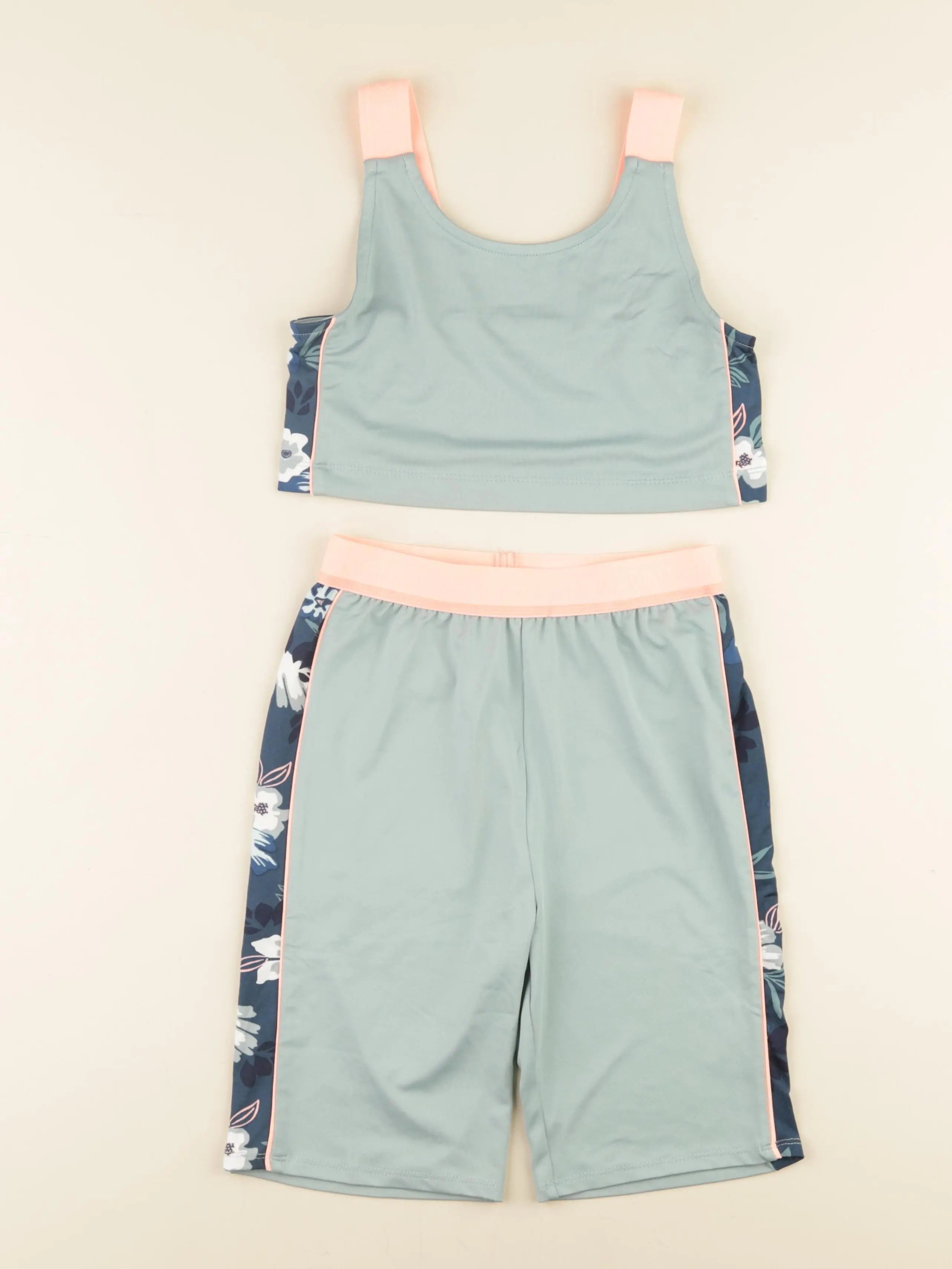 Vertbaudet - ensemble vert - 12 ans