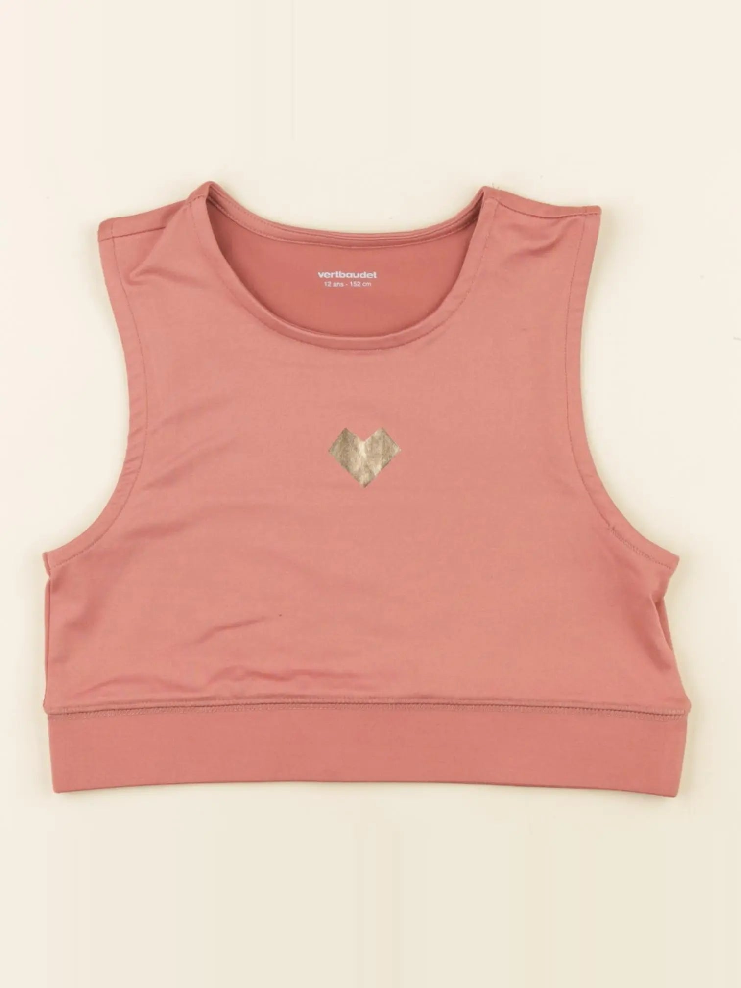Vertbaudet - brassière de sport rose - 12 ans