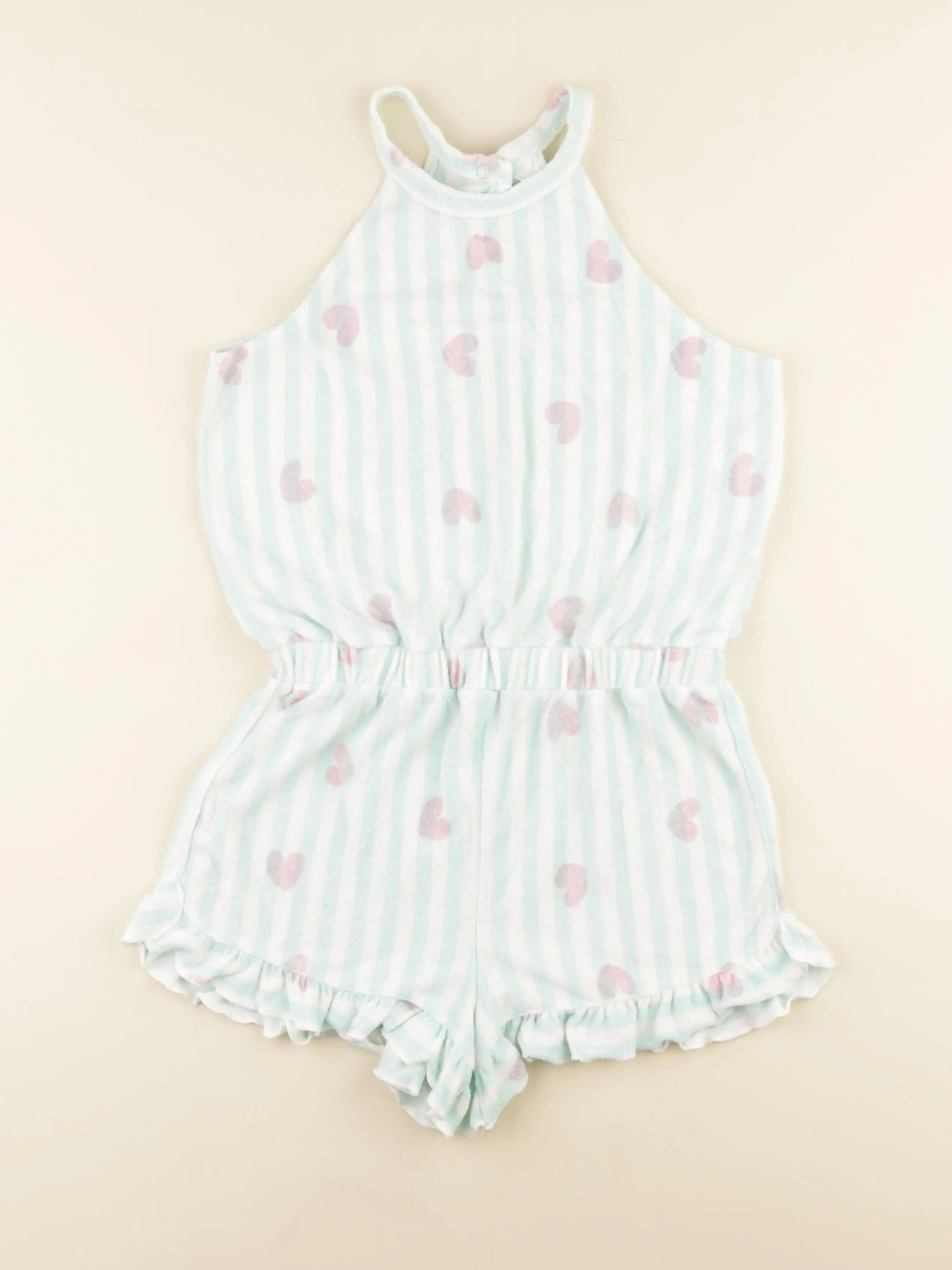 Vertbaudet - combinaison bleu, blanc - 12 ans