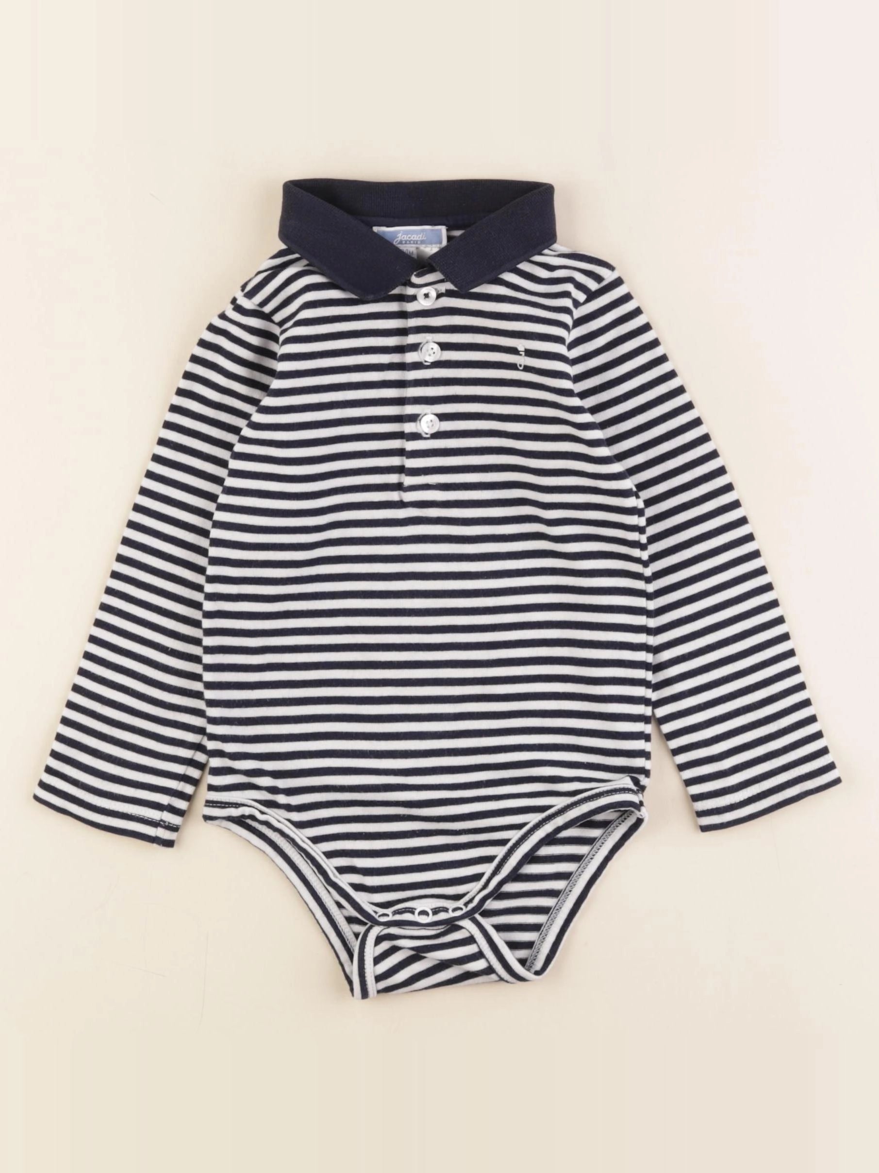 Jacadi - body à col bleu - 24 mois