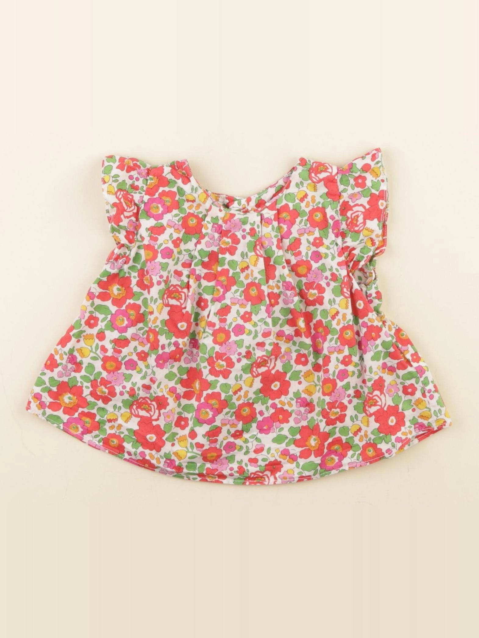 Jacadi - blouse liberty multicolore - 3 mois