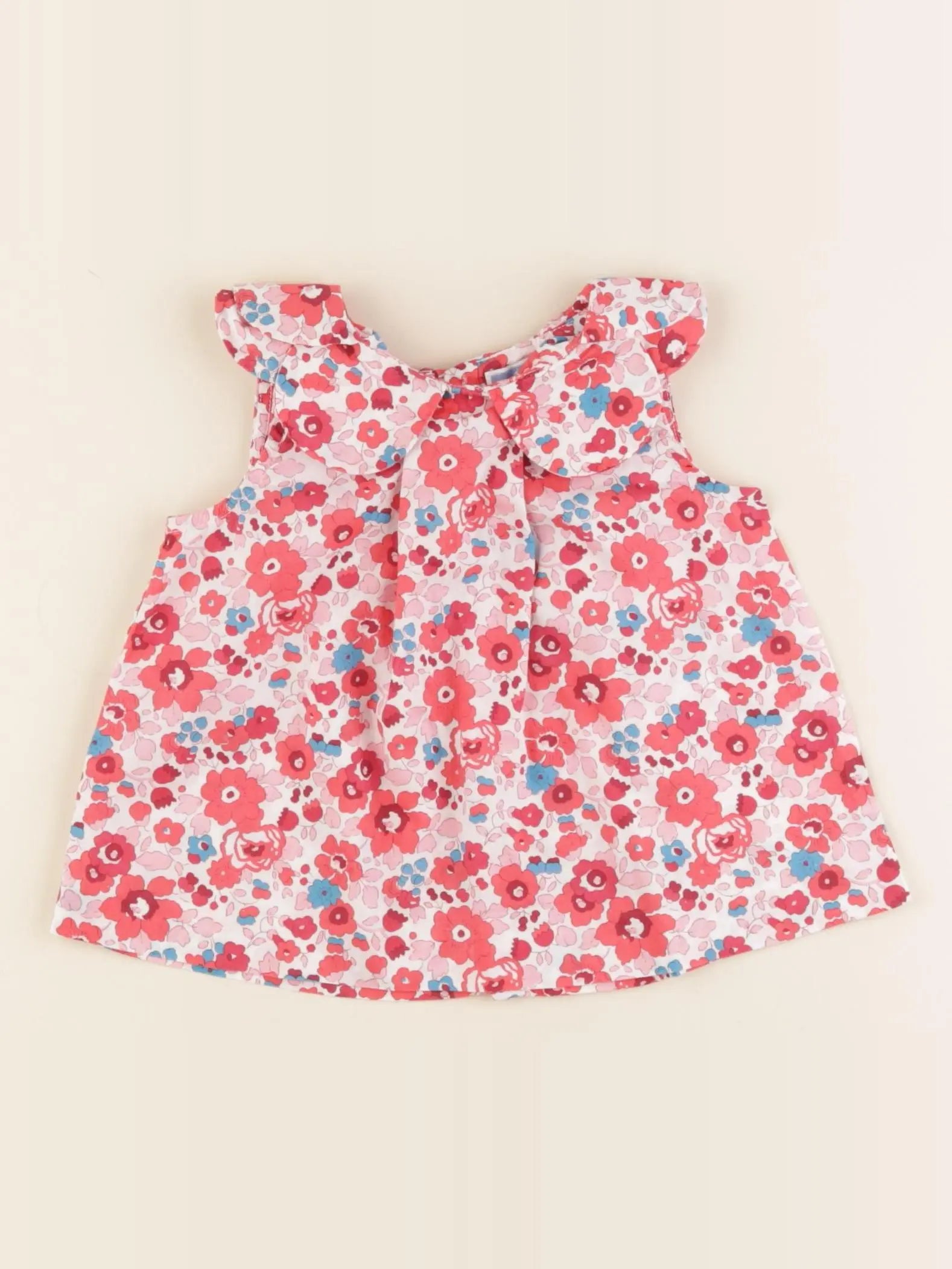 Jacadi - blouse liberty multicolore - 12 mois