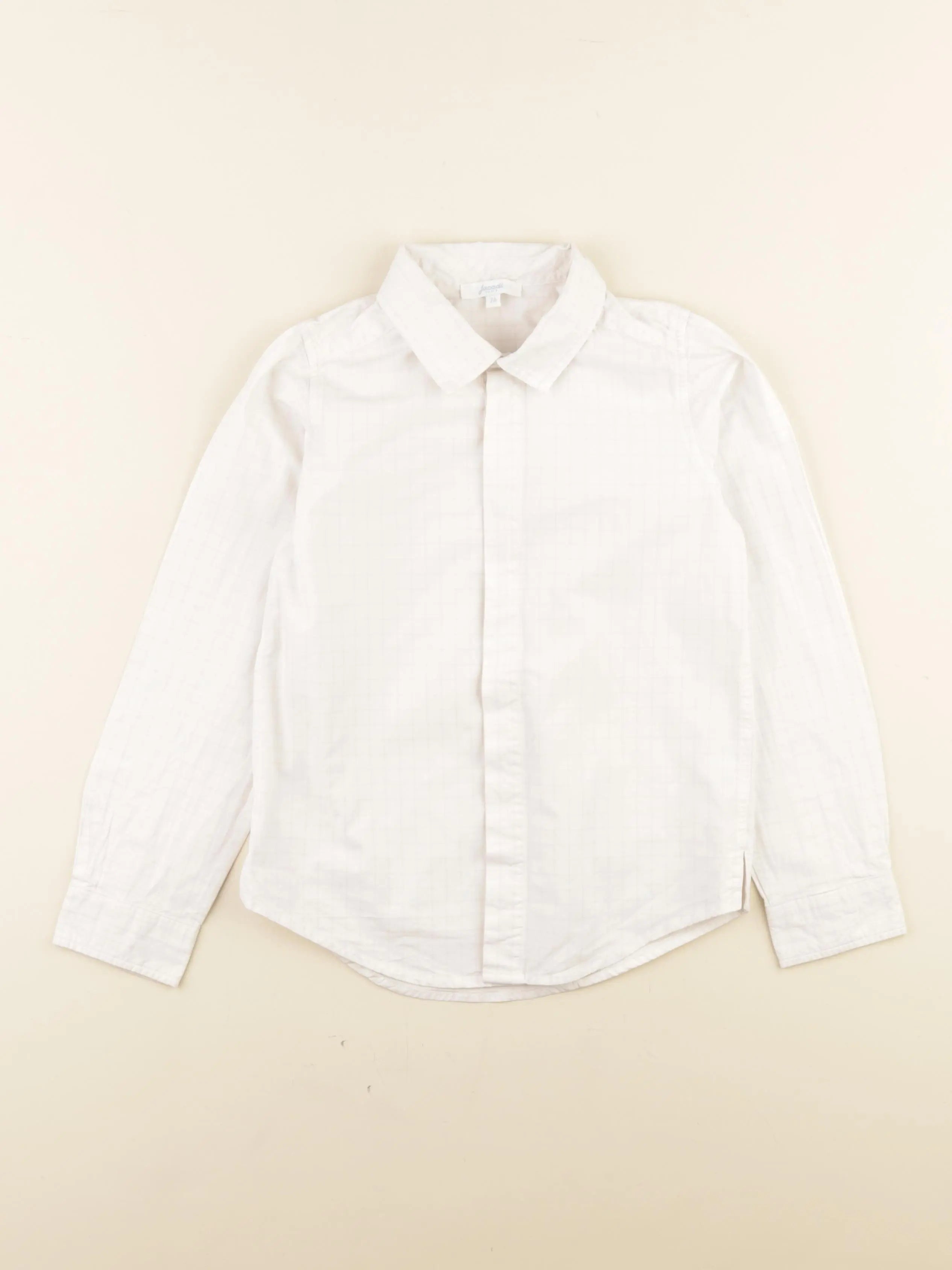 Jacadi - chemise blanc, rose - 7 ans