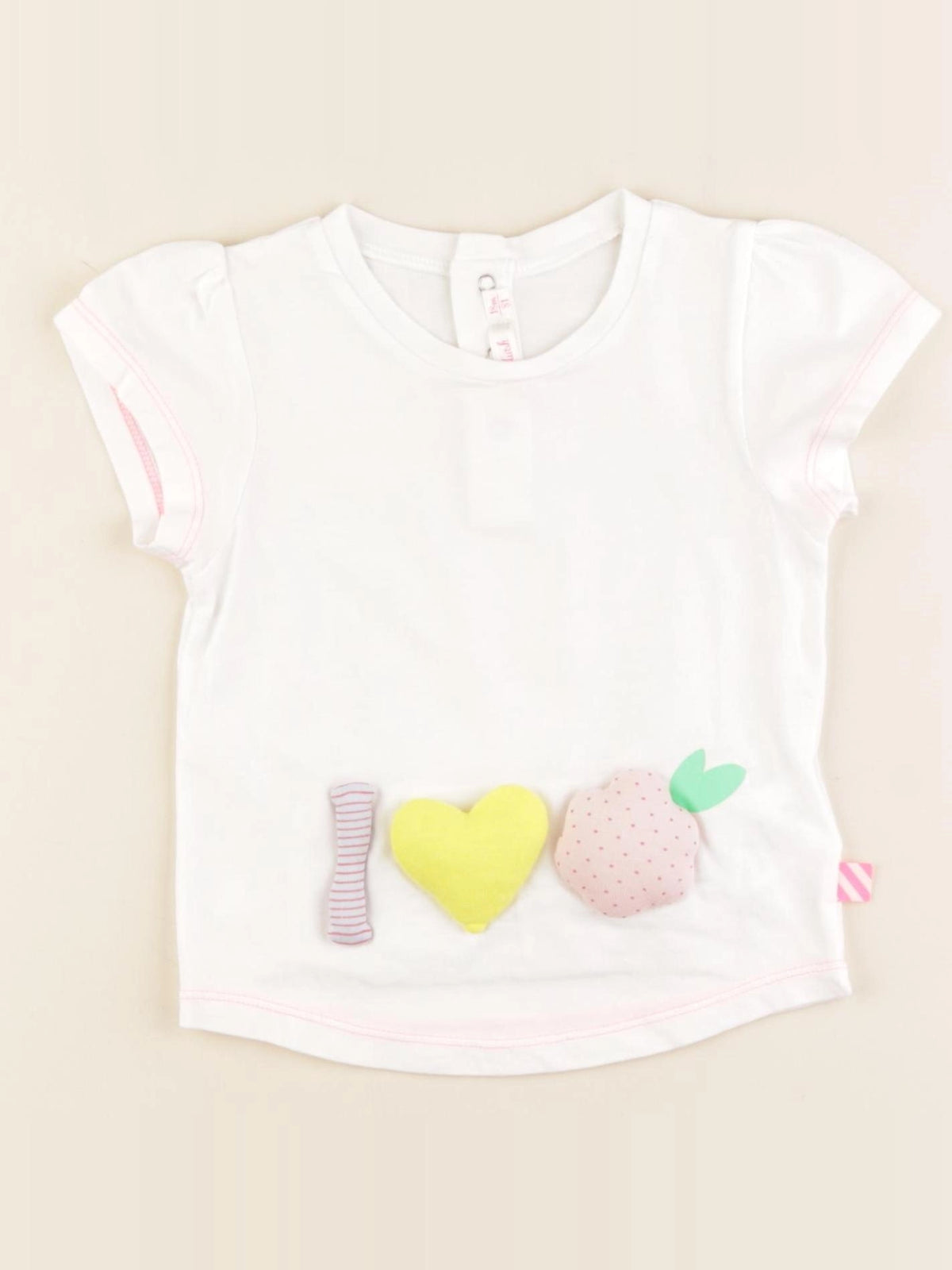 Billie Blush - tee-shirt blanc - 18 mois