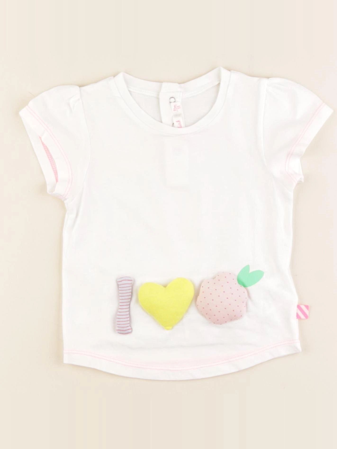 Billie Blush - tee-shirt blanc - 18 mois