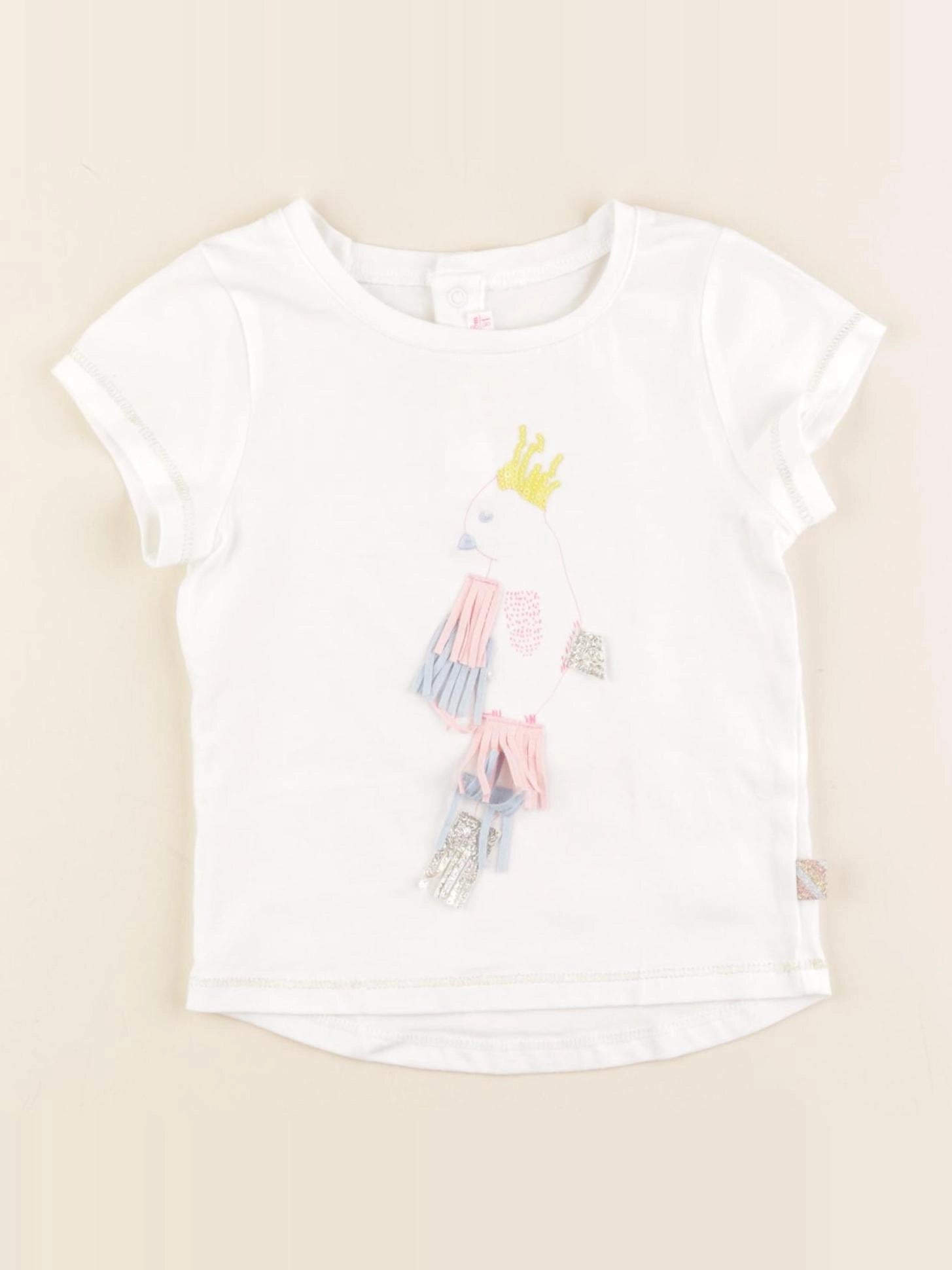 Billie Blush - tee-shirt blanc - 18 mois