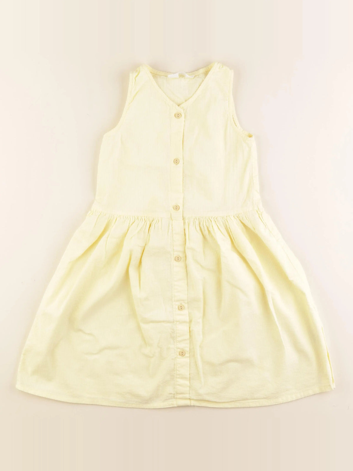 H&M - robe jaune - 4/5 ans
