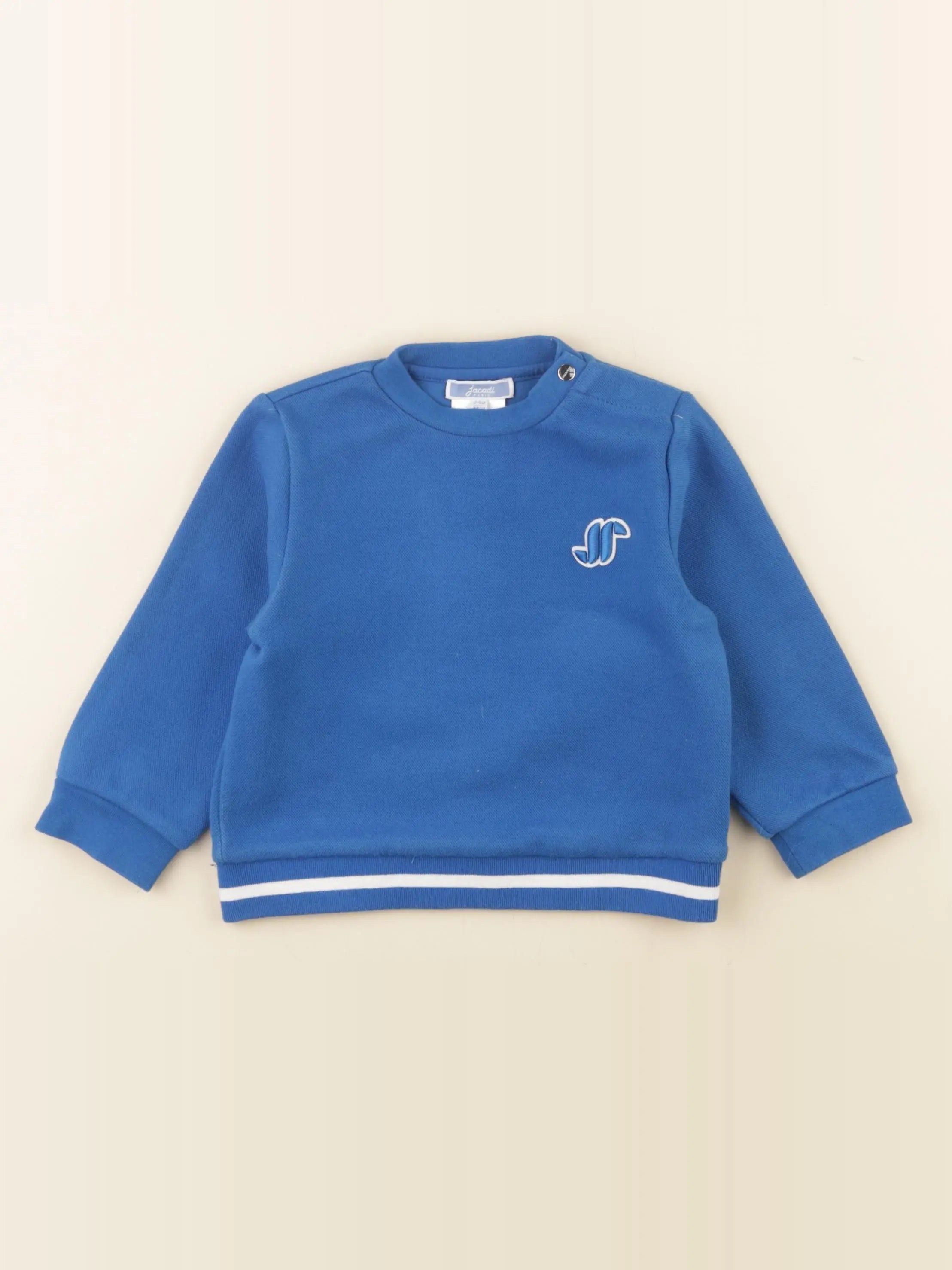 Jacadi - sweat bleu - 24 mois