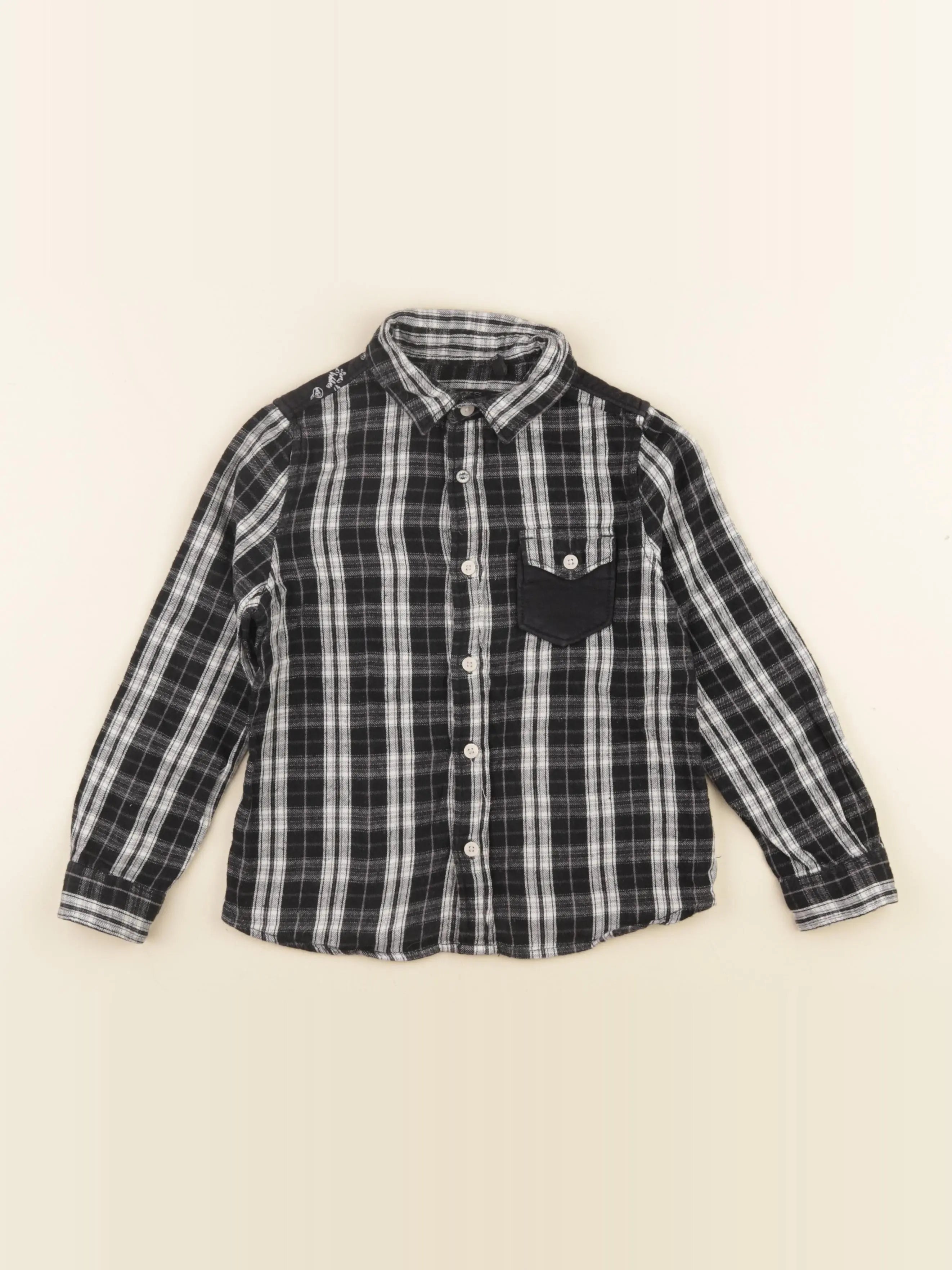 IKKS - chemise blanc, noir - 5 ans