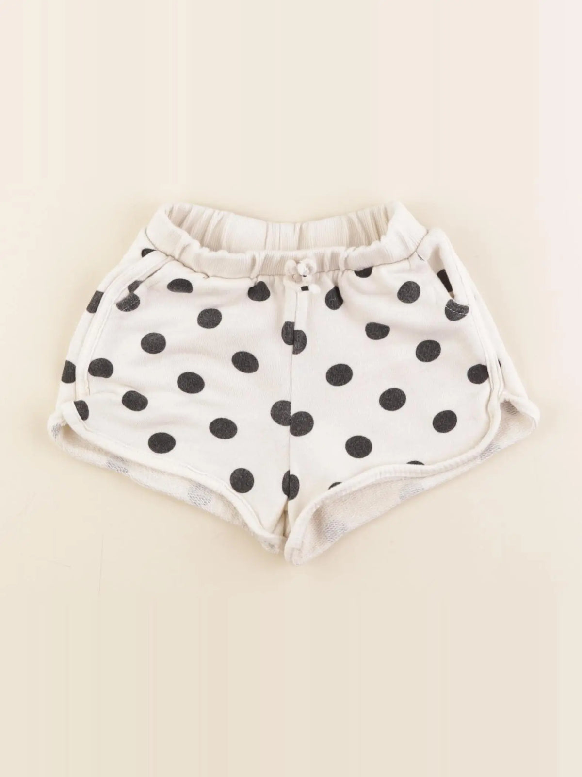 Zara - short blanc, noir - 9/12 mois