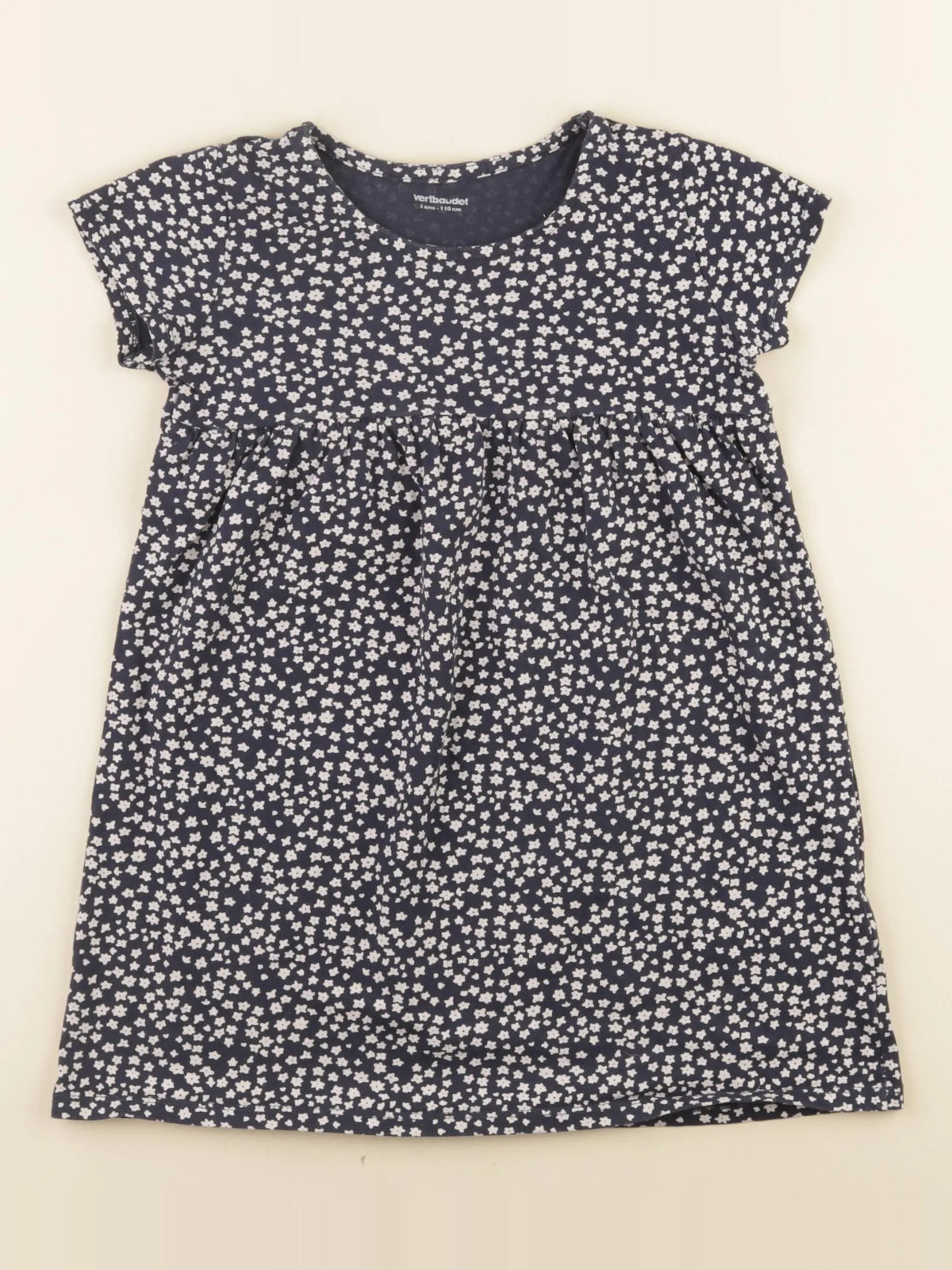 Vertbaudet - robe bleu - 5 ans