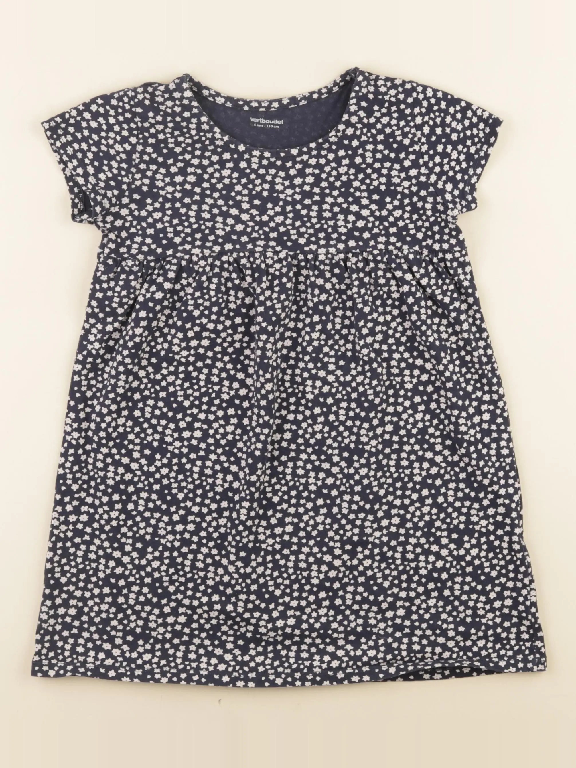 Vertbaudet - robe bleu - 5 ans