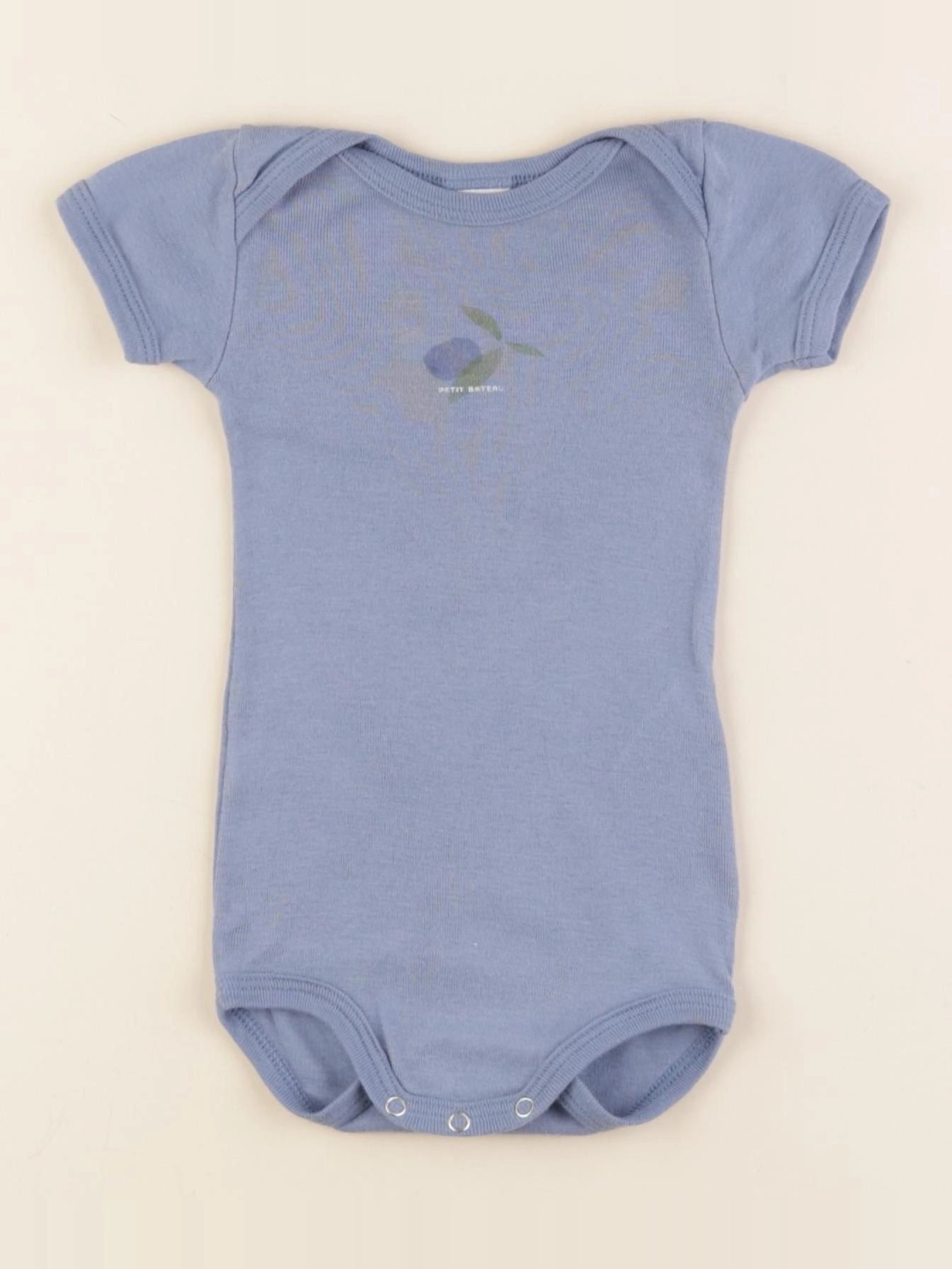 Petit Bateau - body bleu - 6 mois