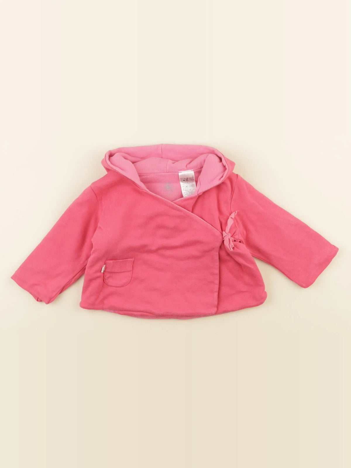 Petit Bateau - veste rose - 3 mois