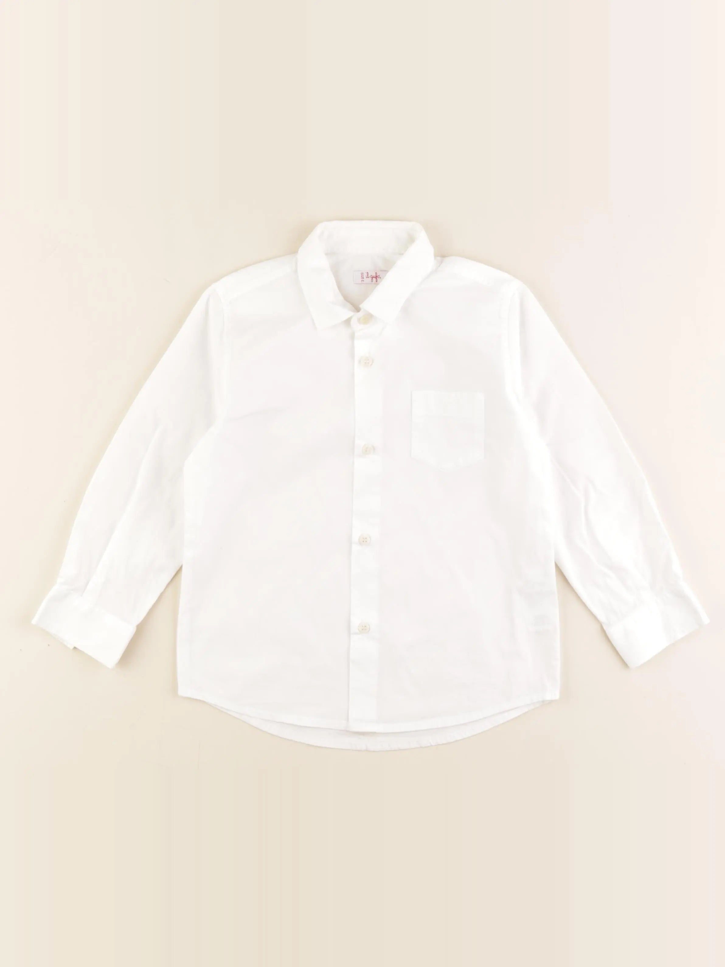 Il Gufo - chemise blanc - 3 ans