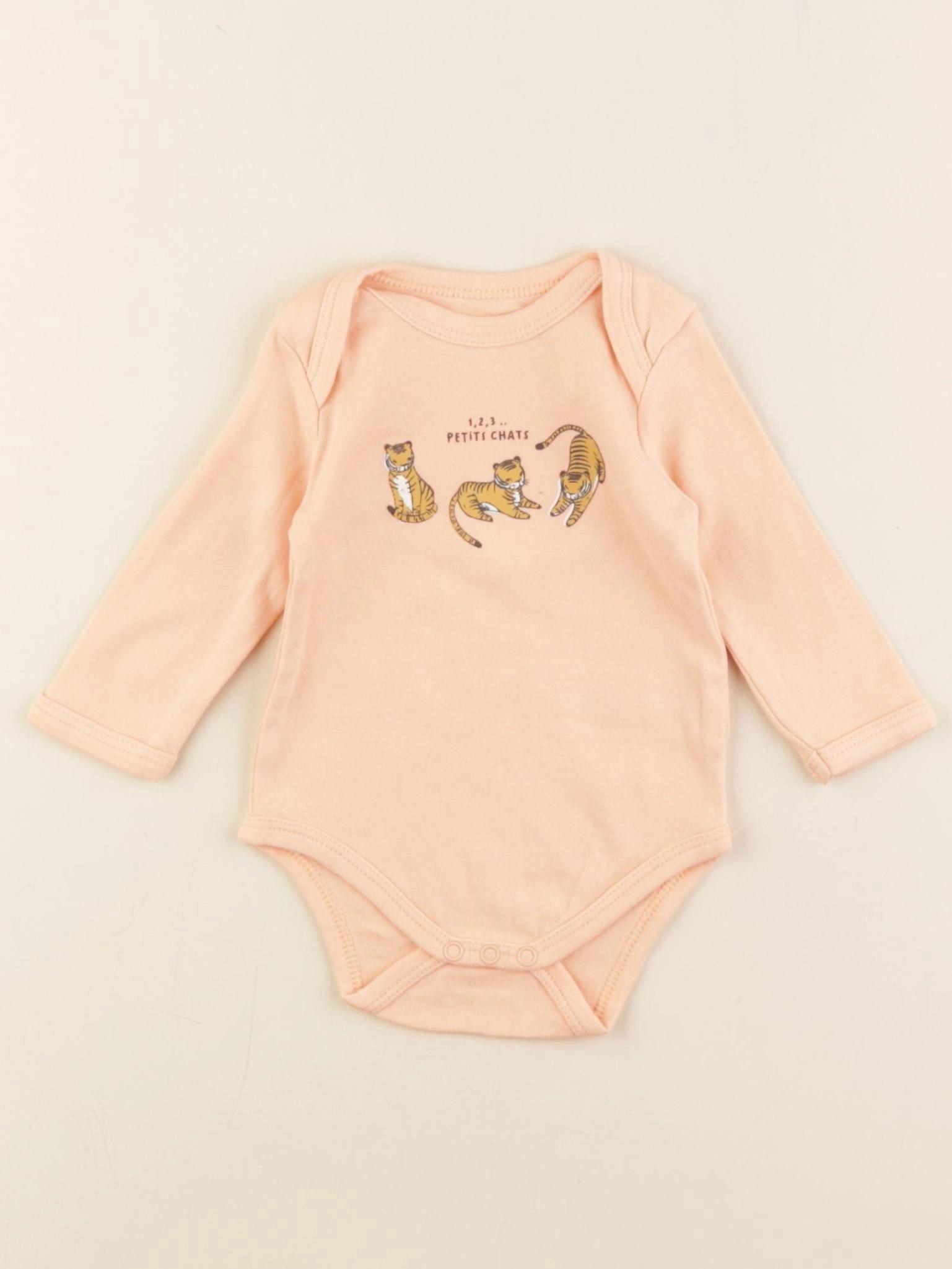 Vertbaudet - body rose - 3 mois