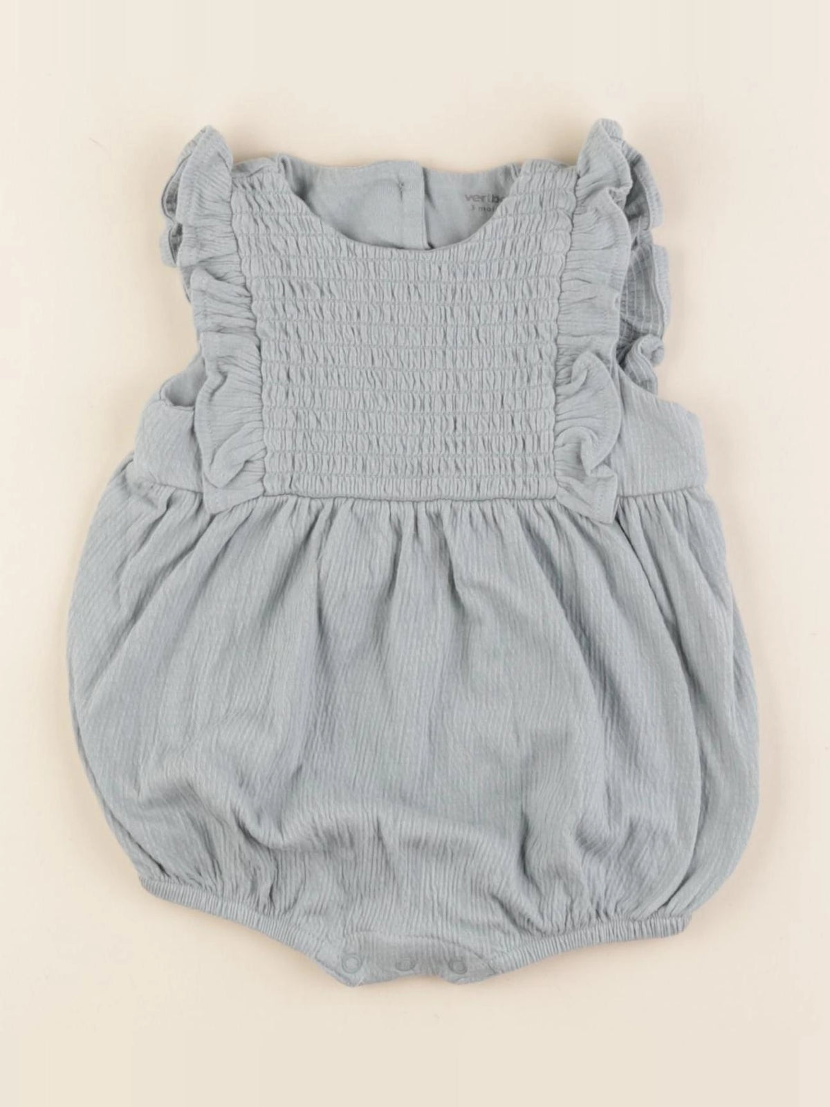 Vertbaudet - combinaison bleu - 3 mois