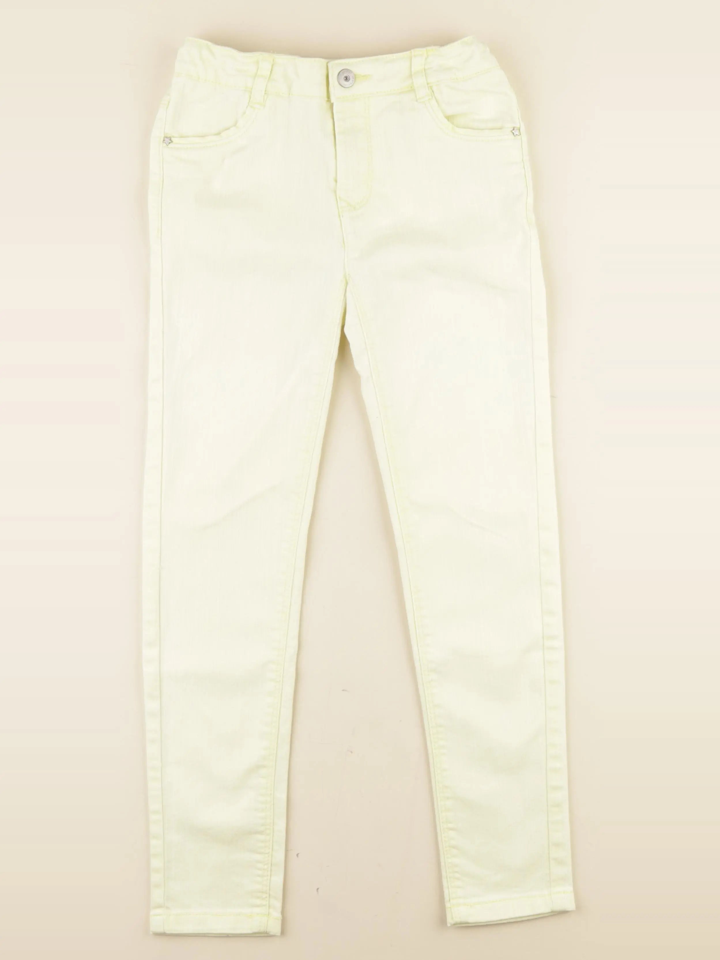 Vertbaudet - pantalon jaune - 9 ans