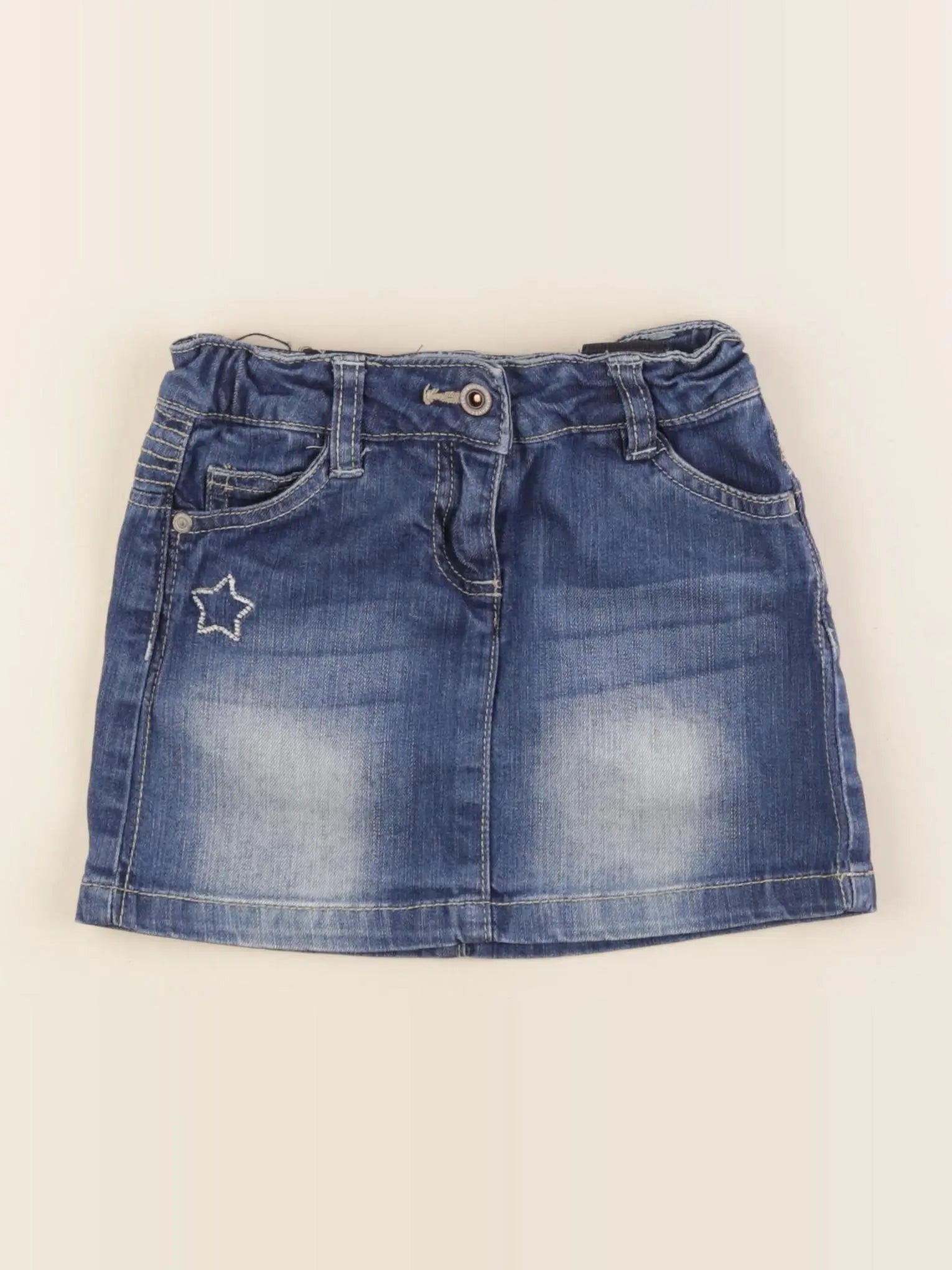 Vertbaudet - jupe bleu - 4 ans