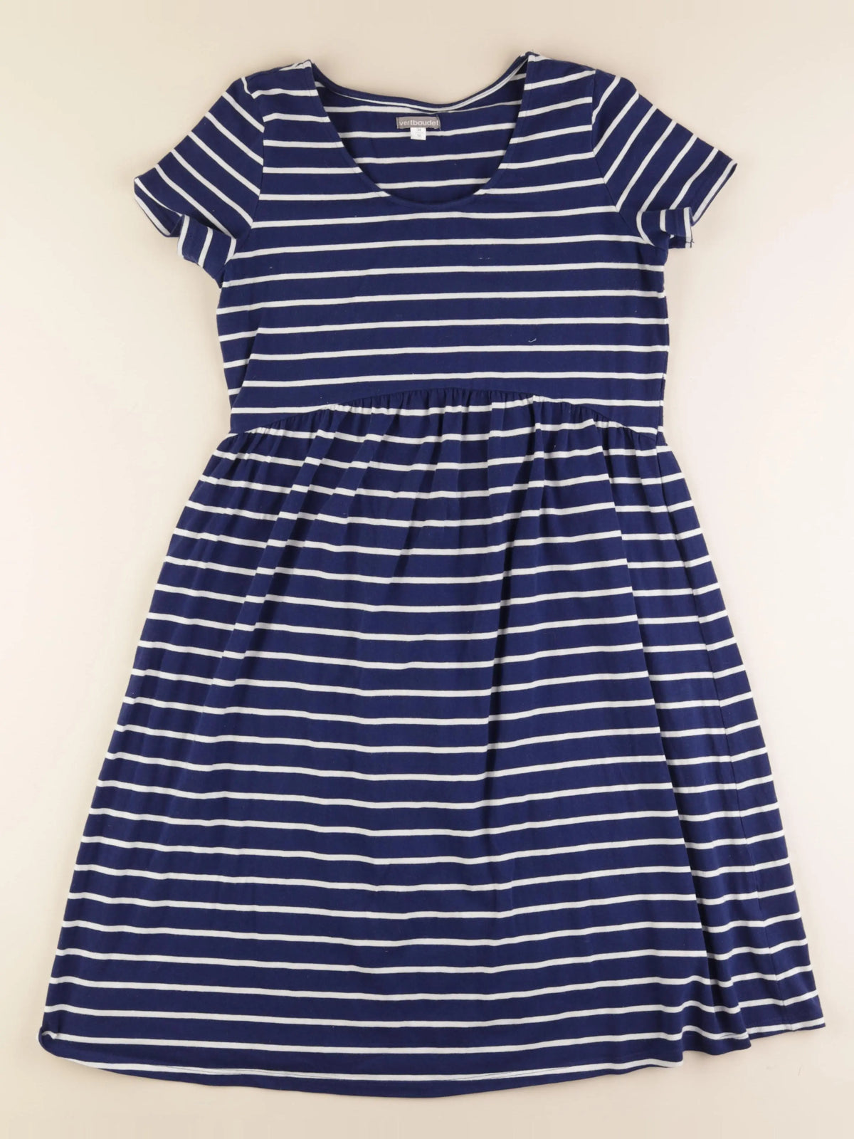 Vertbaudet - robe grossesse bleu - 34 à 36
