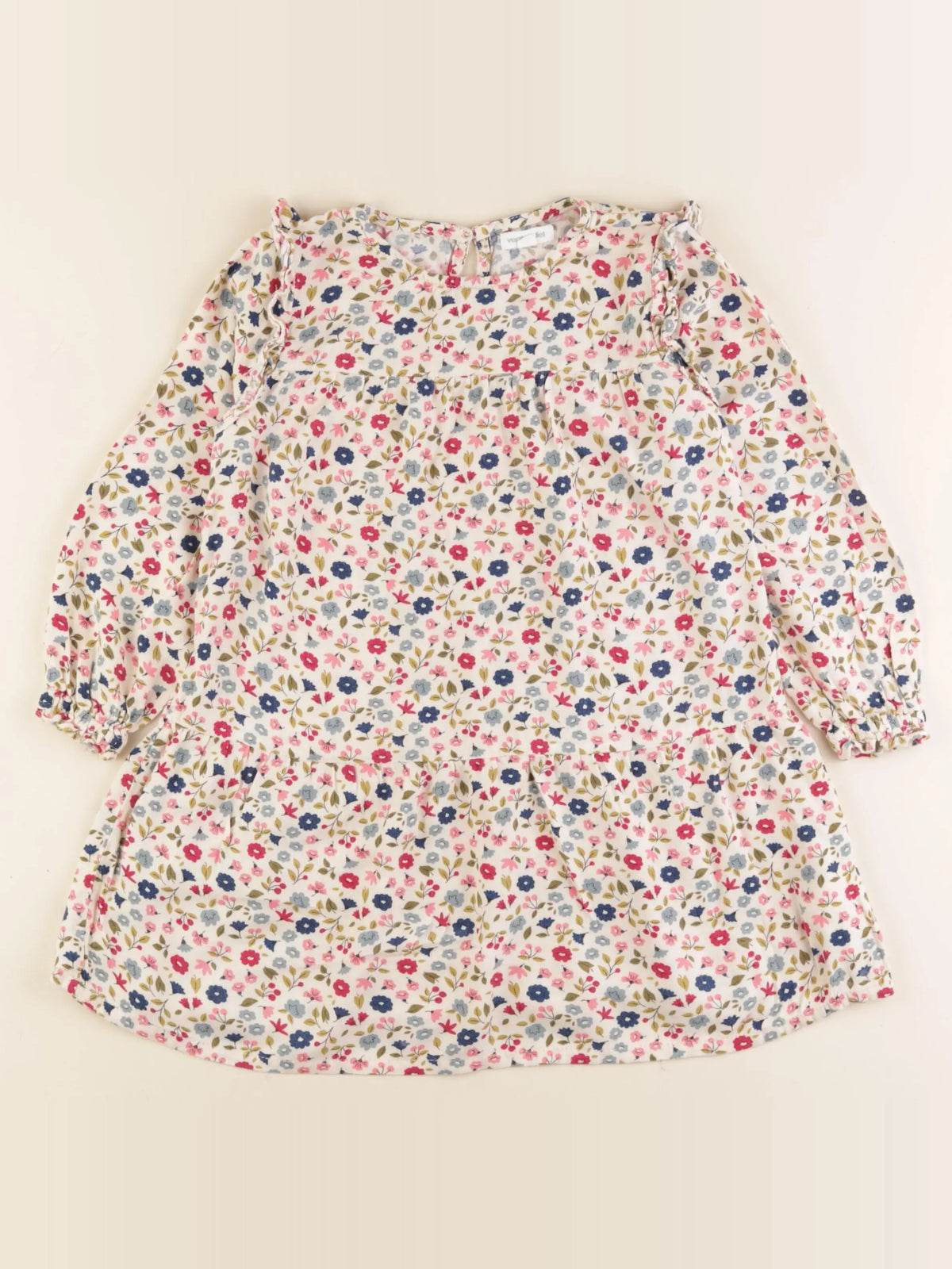 Vertbaudet - robe beige - 5 ans