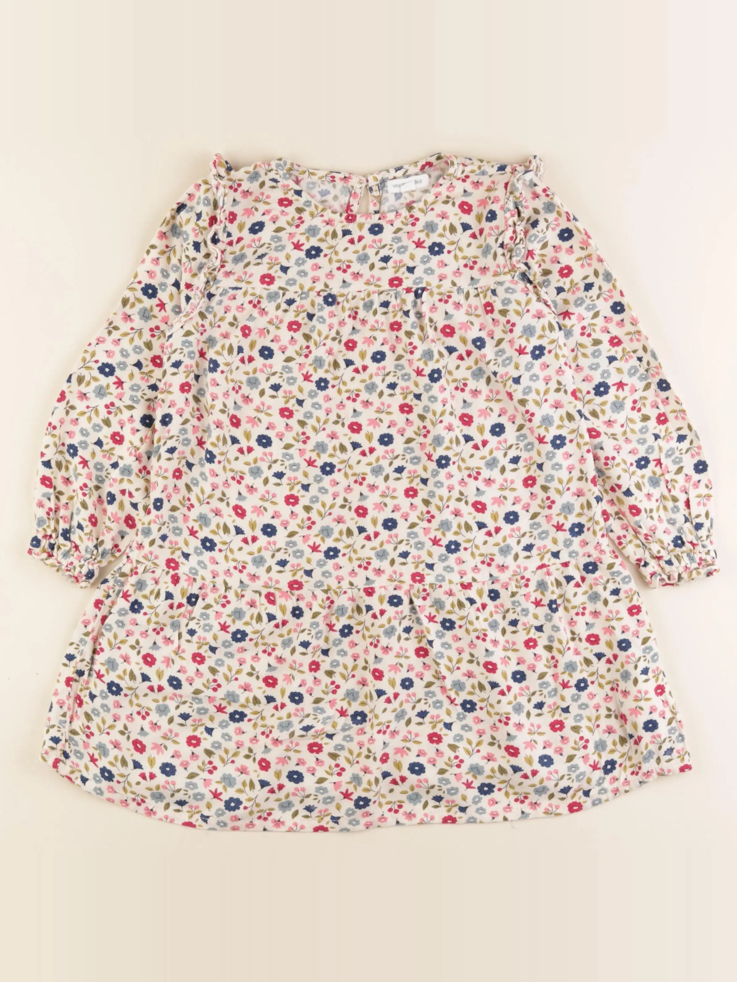 Vertbaudet - robe beige - 5 ans