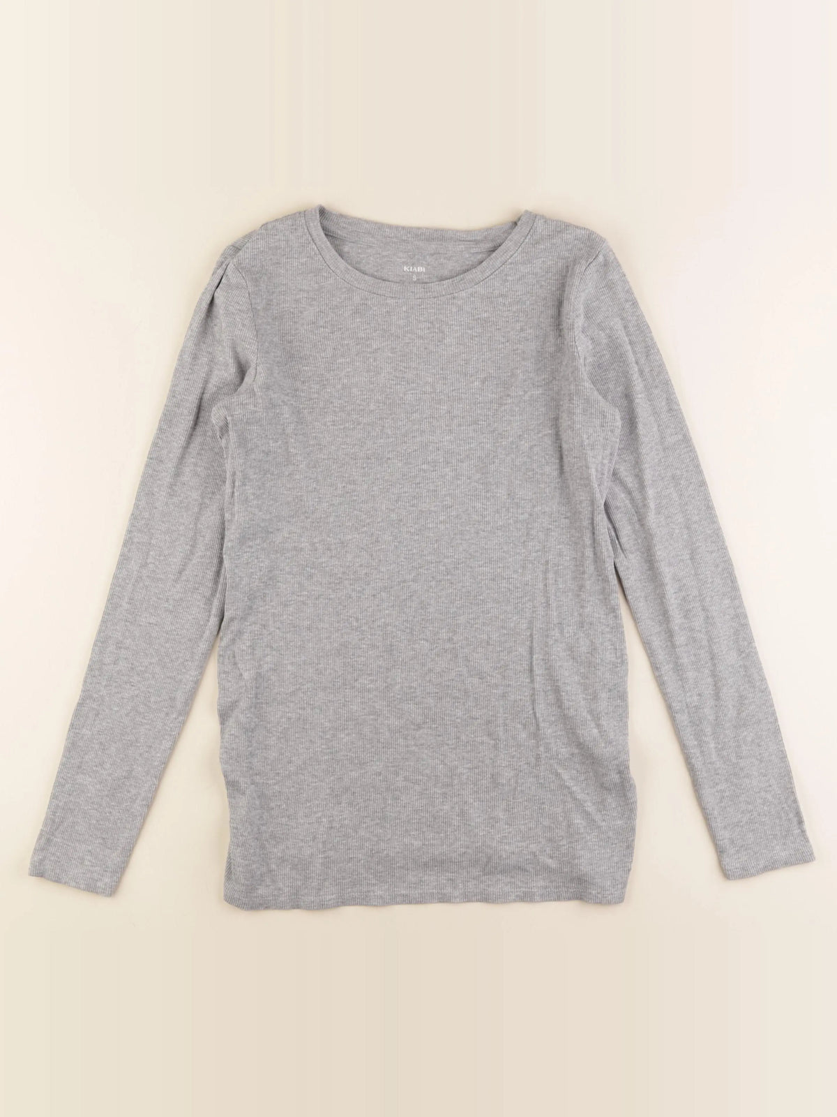 Kiabi - tee-shirt grossesse gris - s