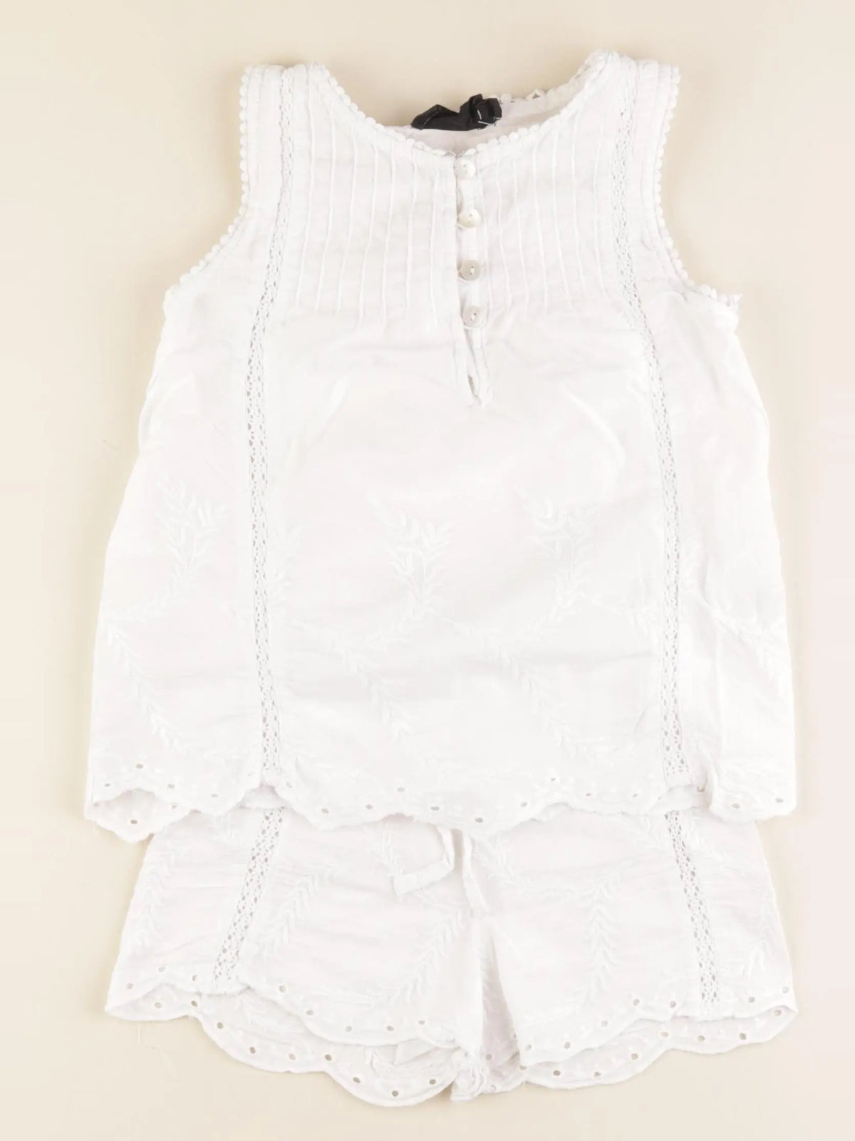 Monoprix - pyjama blanc - 3 ans