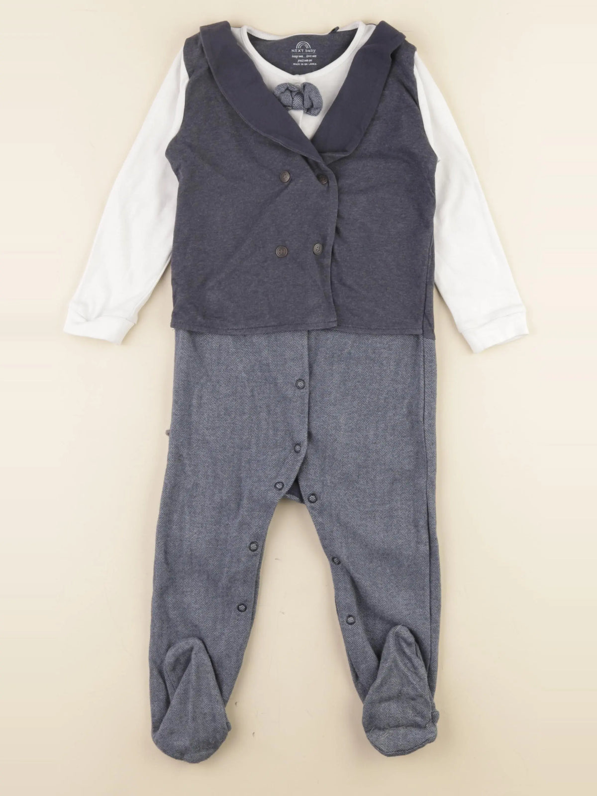 Next - pyjama coton bleu - 18/24 mois