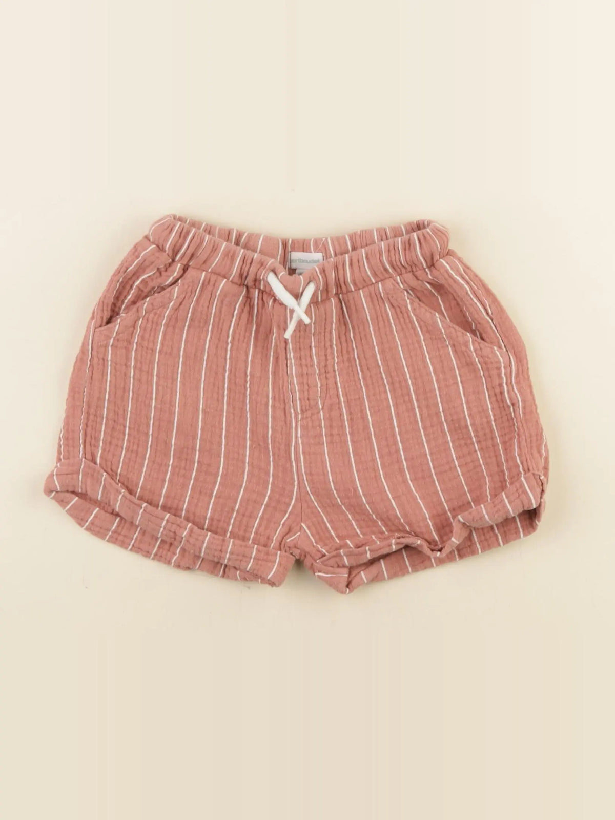 Vertbaudet - short rouge - 36 mois