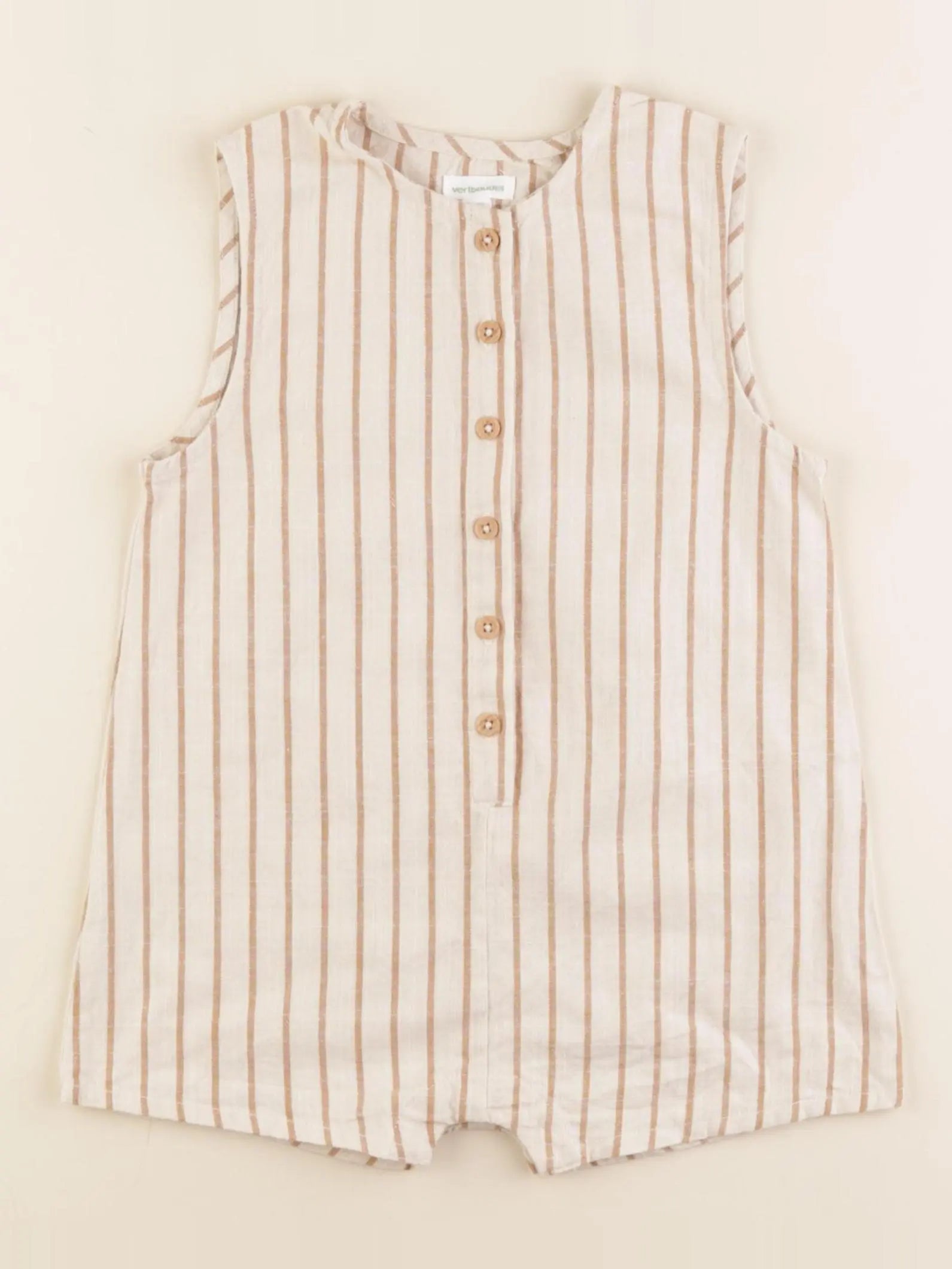 Vertbaudet - combinaison beige, marron - 36 mois