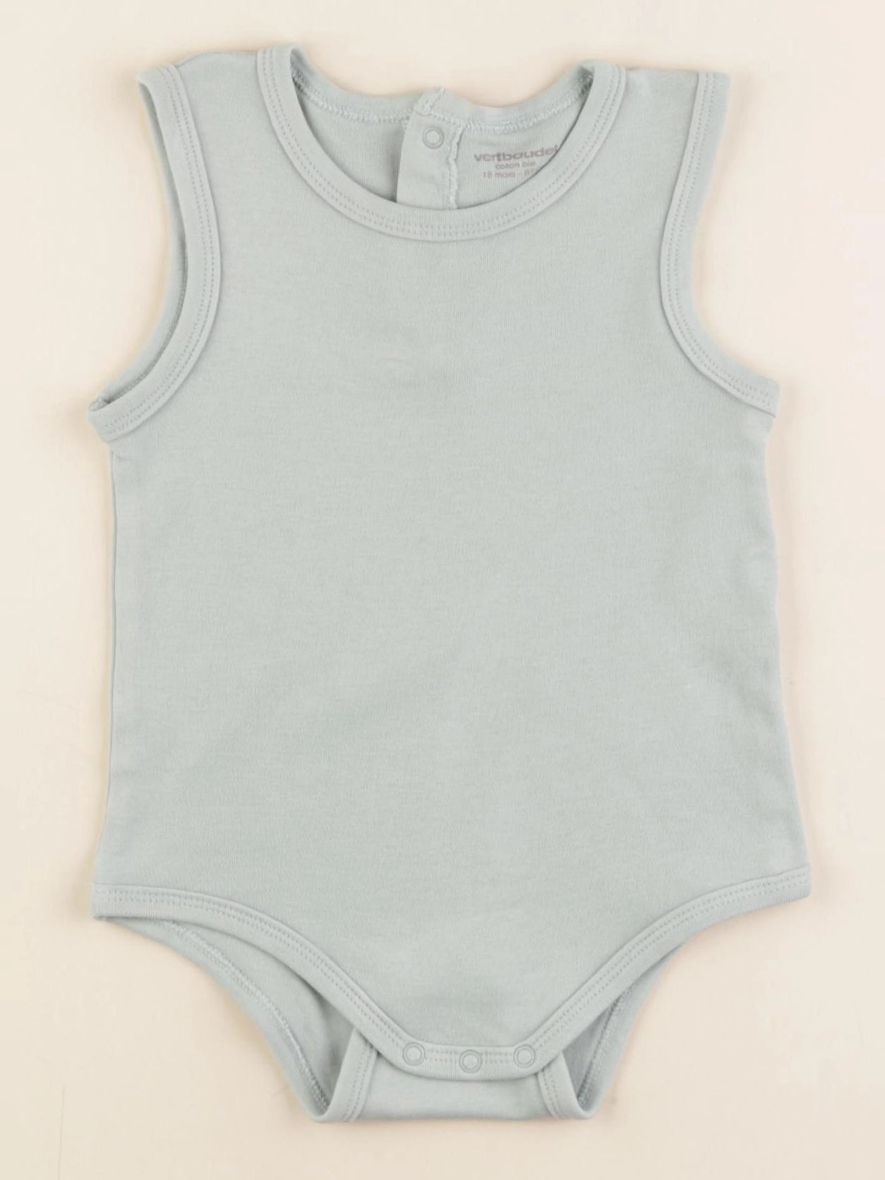 Vertbaudet - body vert - 18 mois