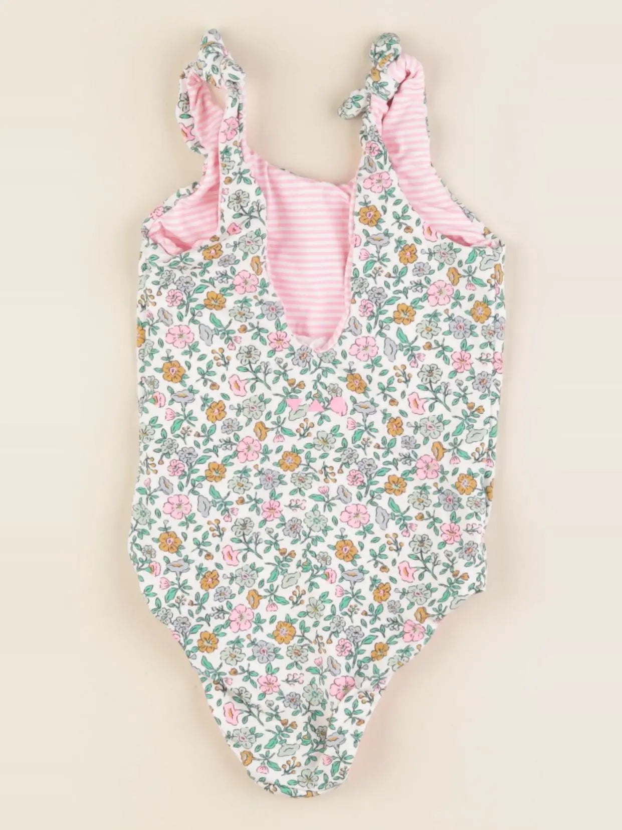 Tape à l'oeil - maillot de bain réversible vert, rose - 24 mois