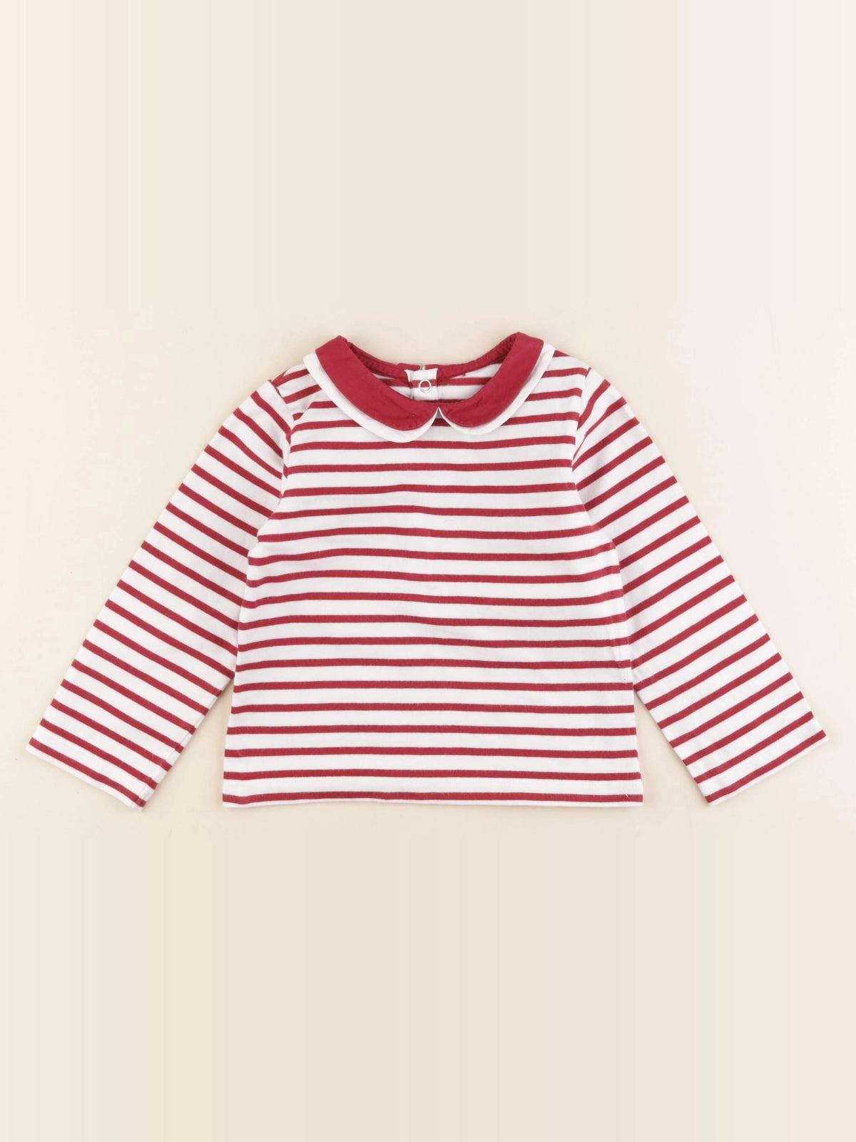 Jacadi - tee-shirt blanc, rouge - 24 mois