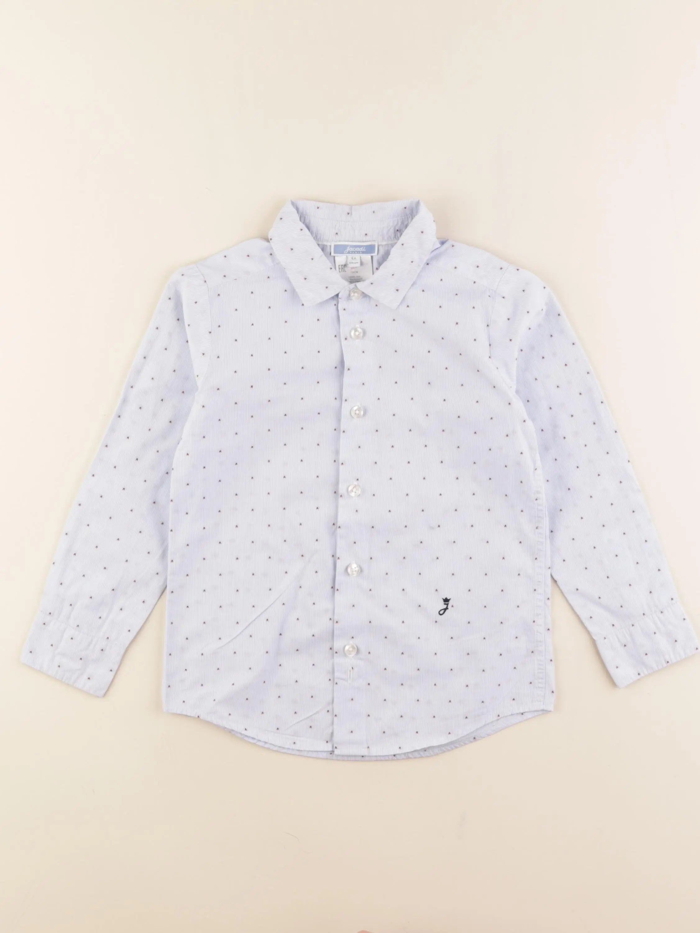 Jacadi - chemise bleu, blanc - 4 ans